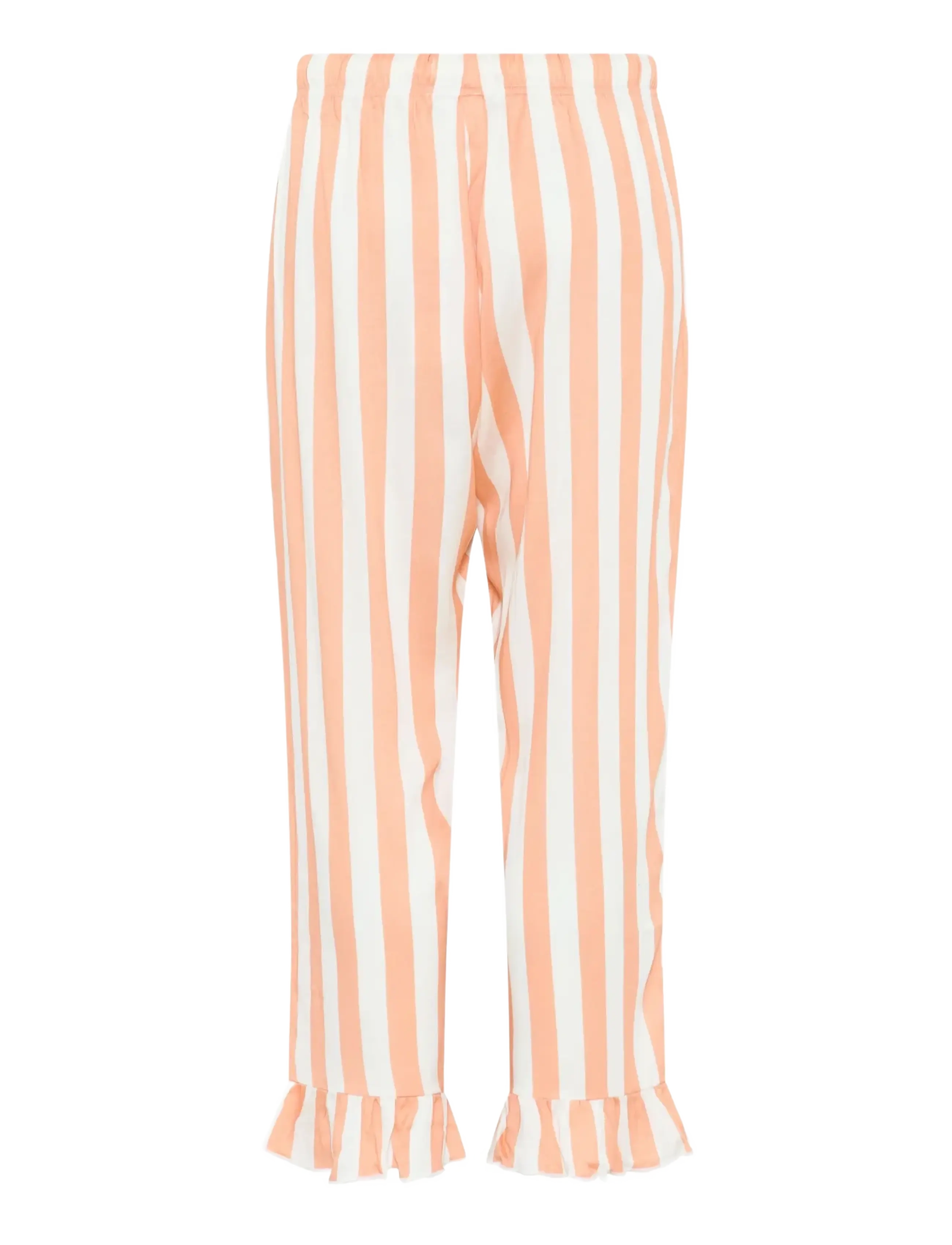 CCDK Copenhagen - Saga Crop Pants - naised - coral sands stripe - 2