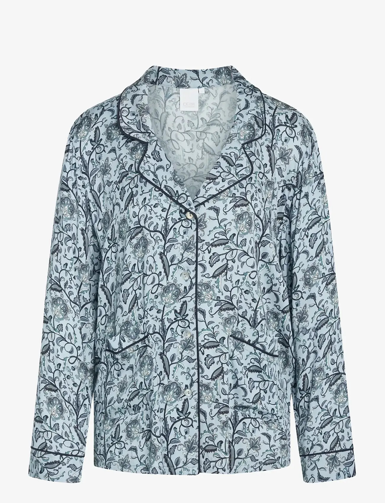 CCDK Copenhagen - Josephine Shirt - oberteile - celestian blue aop - 1