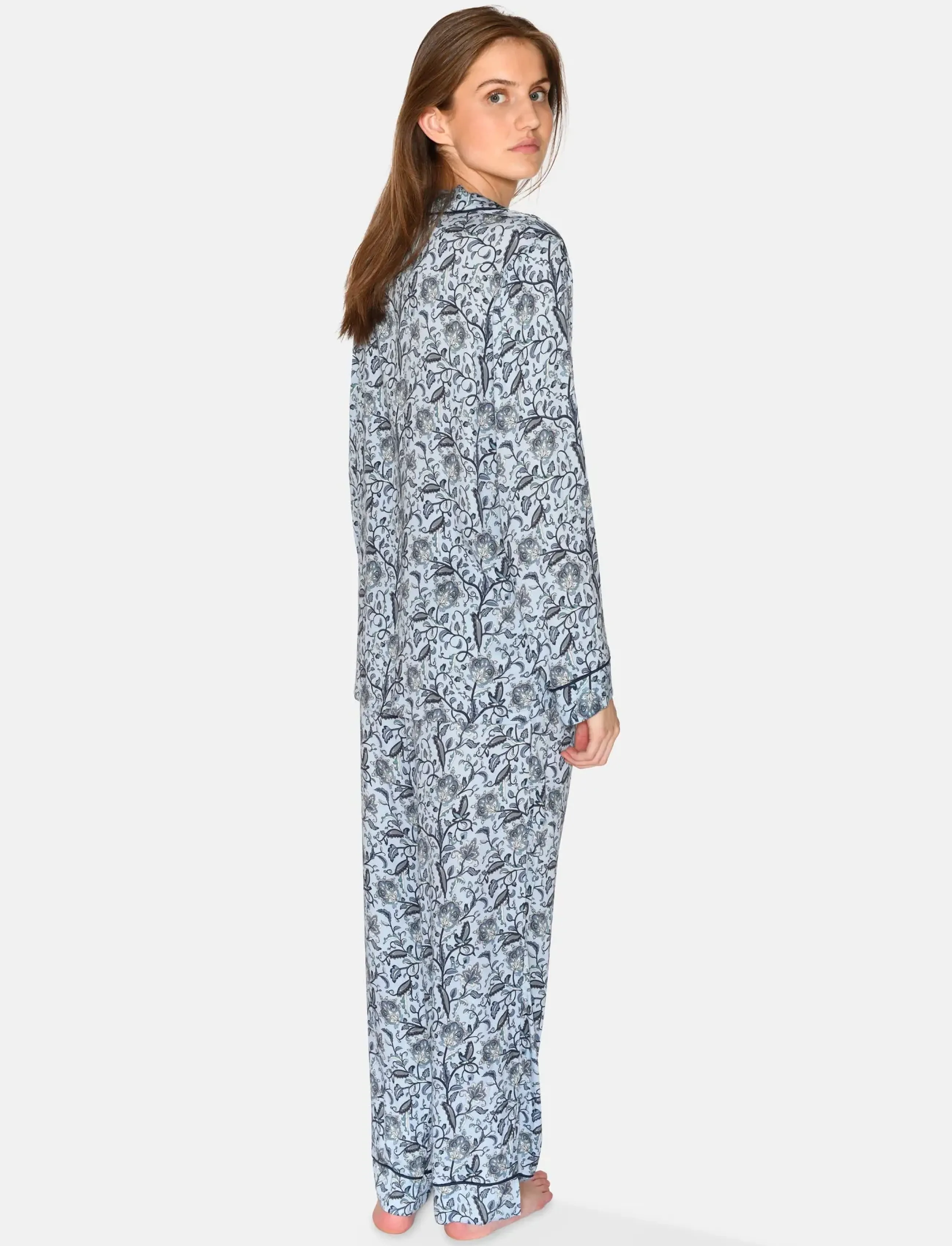 CCDK Copenhagen - Josephine Shirt - overdele - celestian blue aop - 3