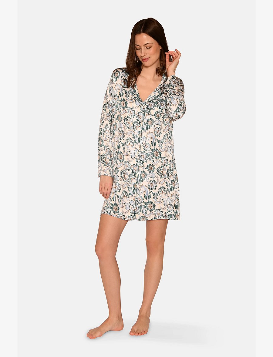 CCDK Copenhagen - Josephine Dress - sagebrush green aop - 0