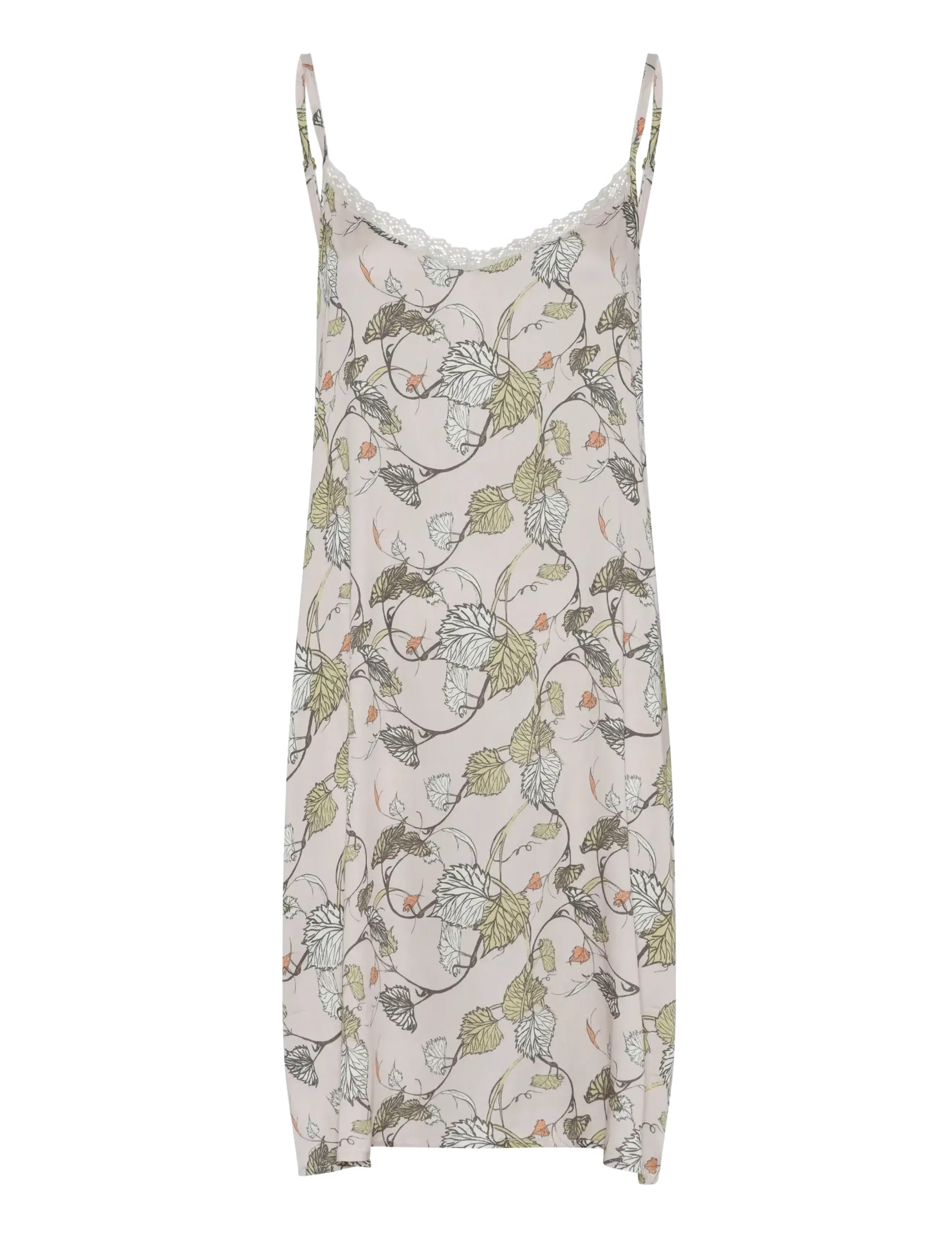 CCDK Copenhagen Jade Chemise Dress - CCDK Copenhagen - CRYSTAL GRAY AOP / multi