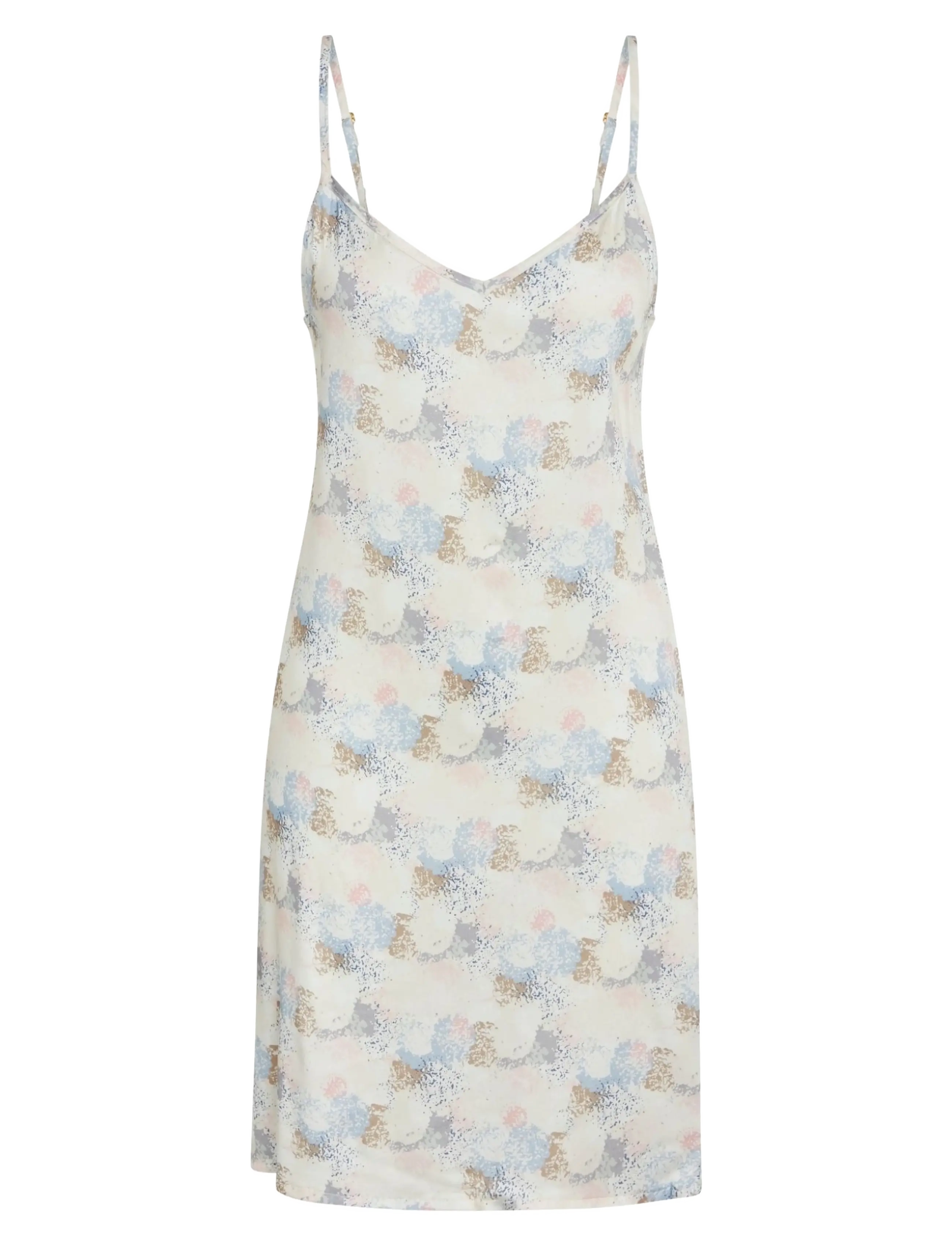 CCDK Copenhagen Jade Chemise Dress - CCDK Copenhagen - CHALK AOP / multi