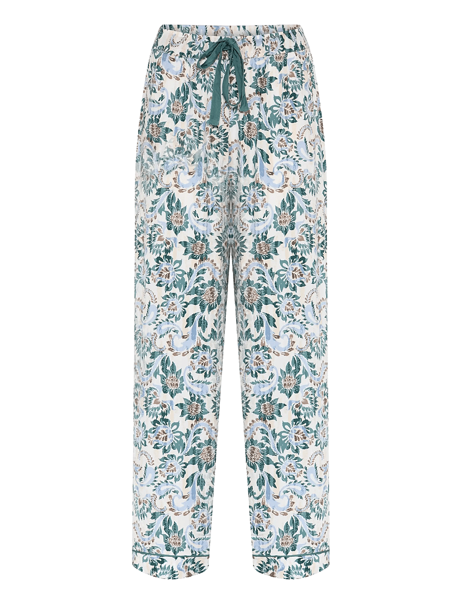 CCDK Copenhagen - Janet Pants - pyjamahosen - sagebrush green aop - 1