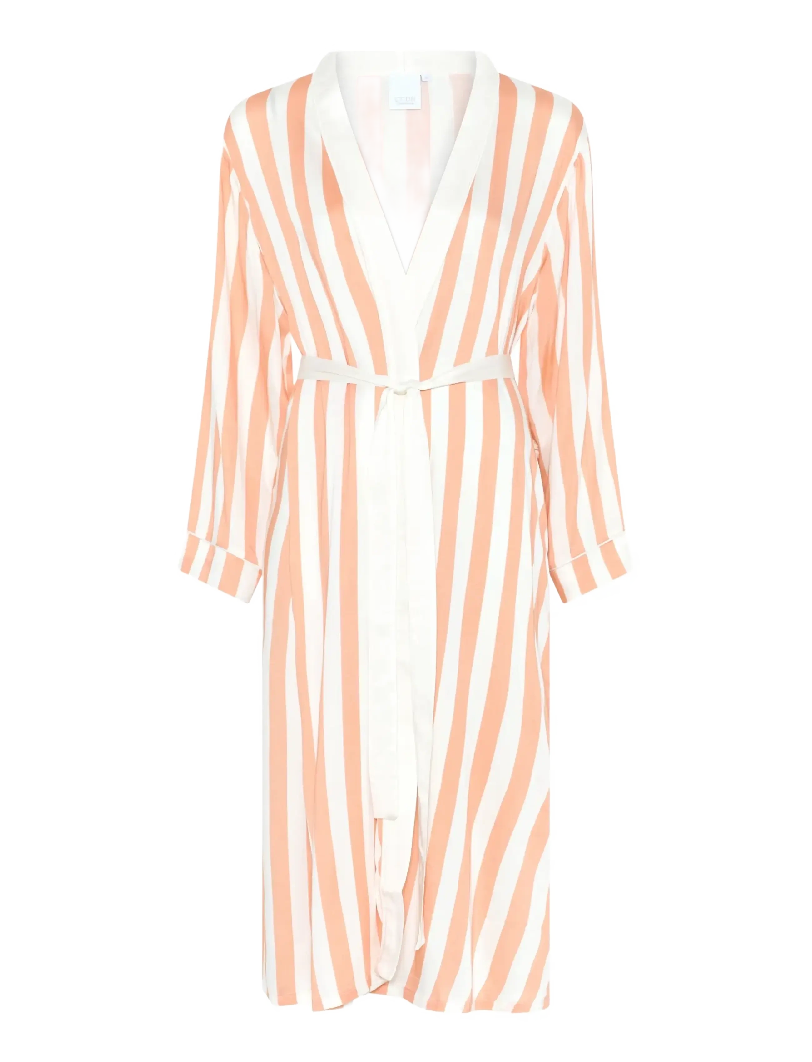 CCDK Copenhagen Noa Kimono - Pesu - CORAL SANDS STRIPE / coral