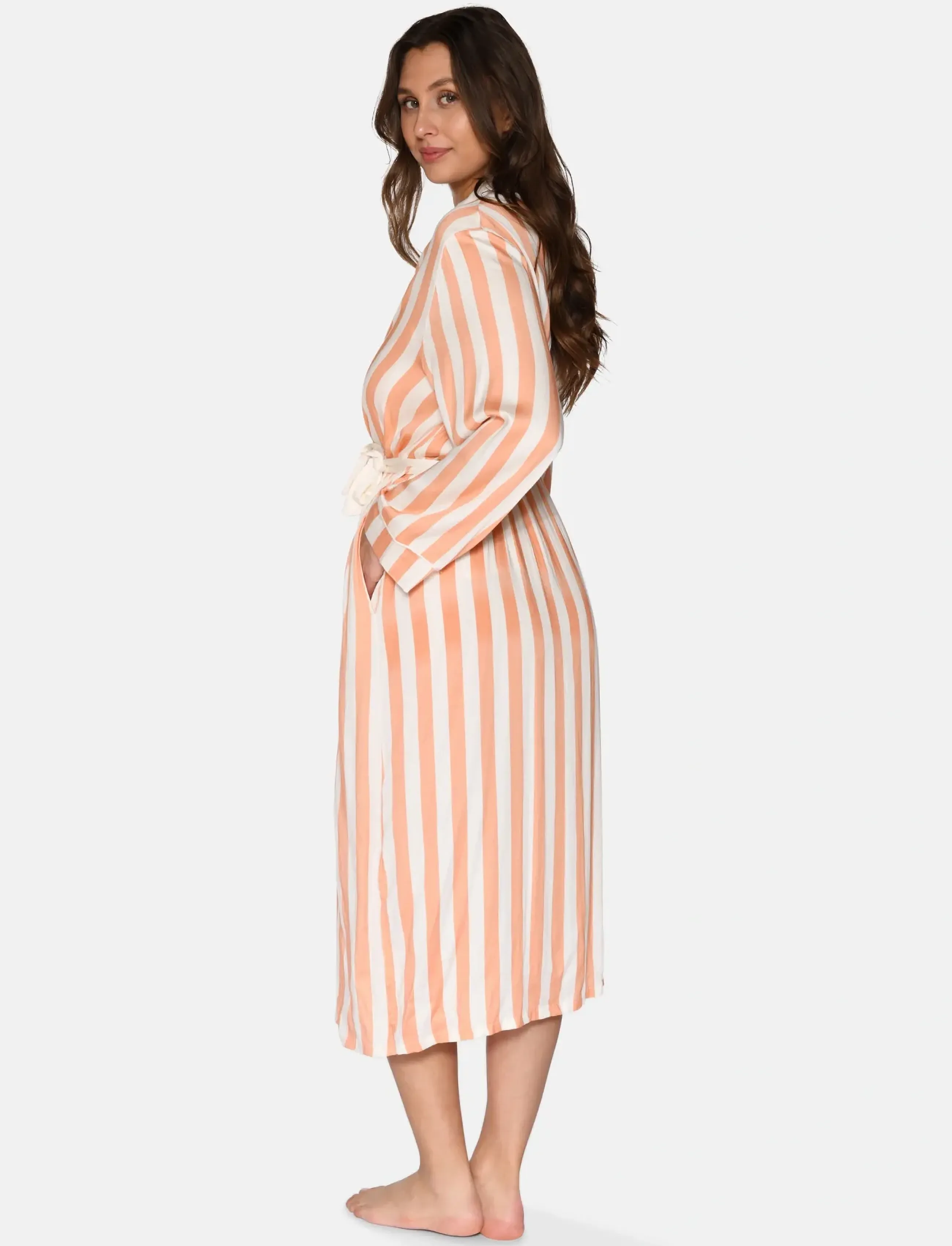 CCDK Copenhagen - Noa Kimono - coral sands stripe - 3