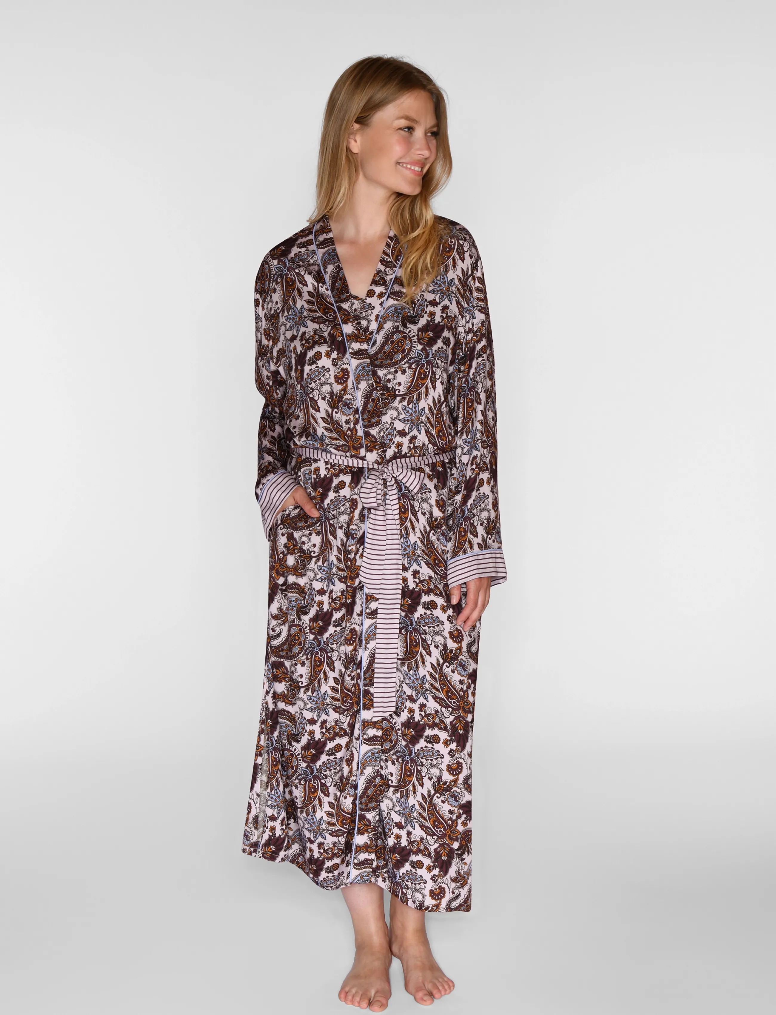 CCDK Copenhagen Noa Kimono, Damen, Kimono, Braun, Gr.L