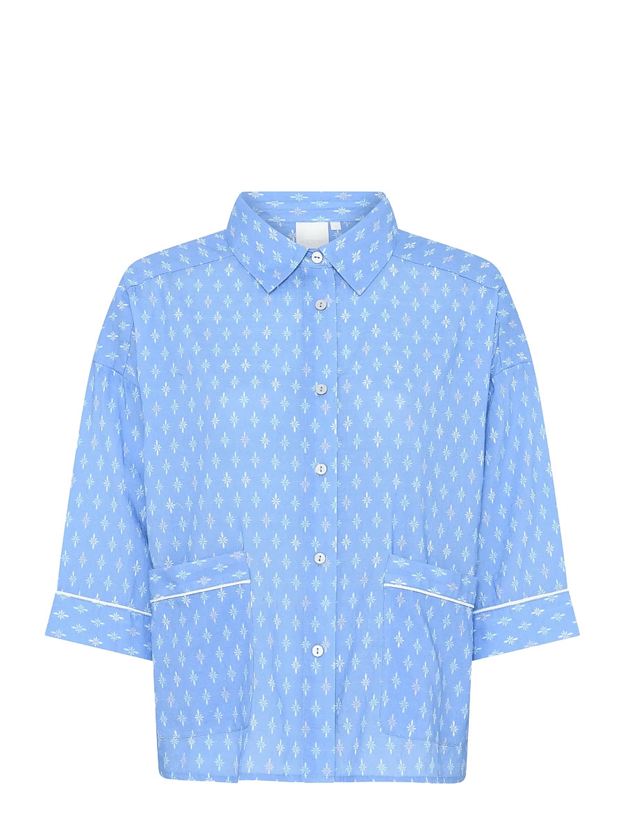 CCDK Copenhagen - Sonja Shirt - oberteile - azurine aop - 1