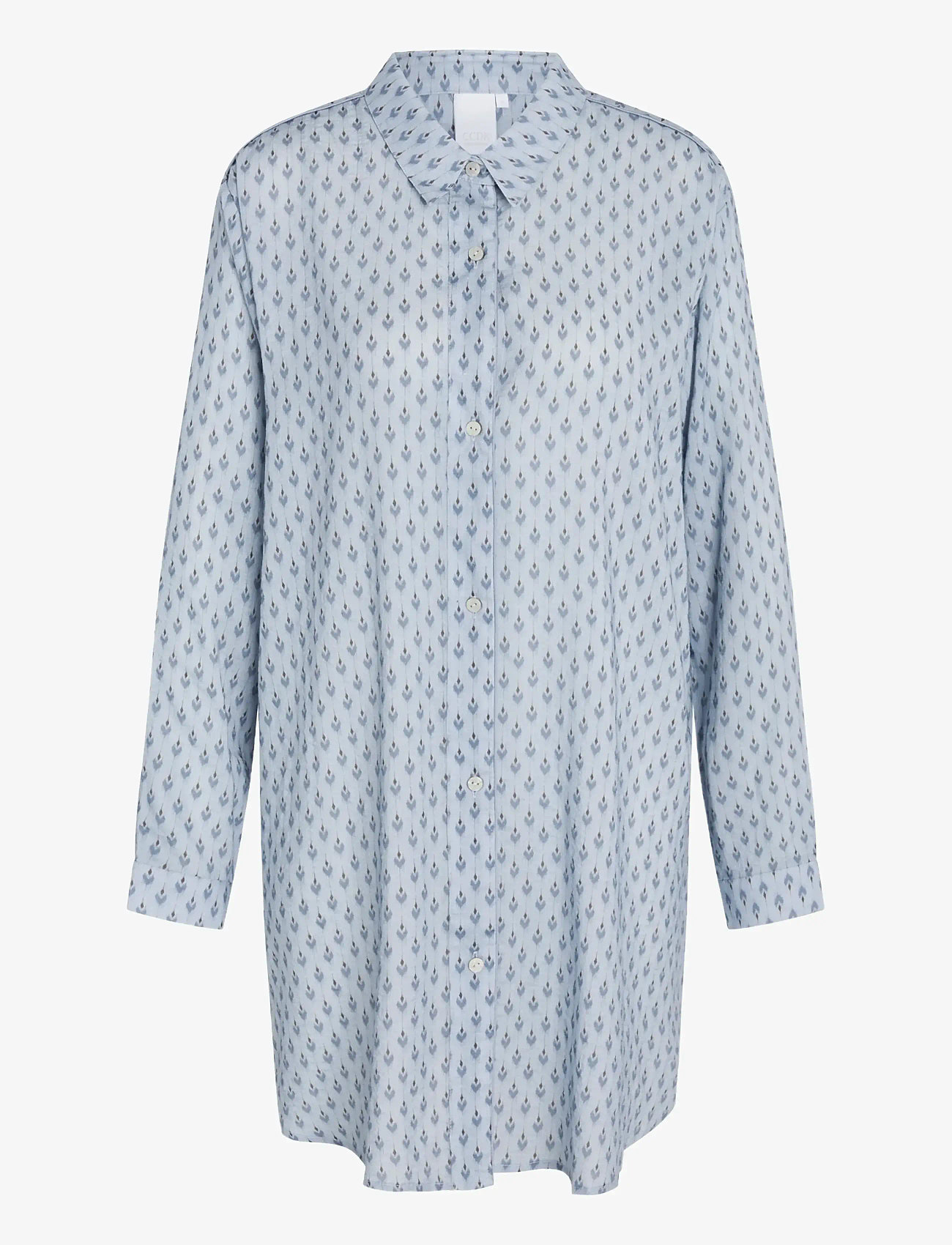 CCDK Copenhagen - Solvei Shirt - sünnipäevakingitused - celestian blue aop - 1