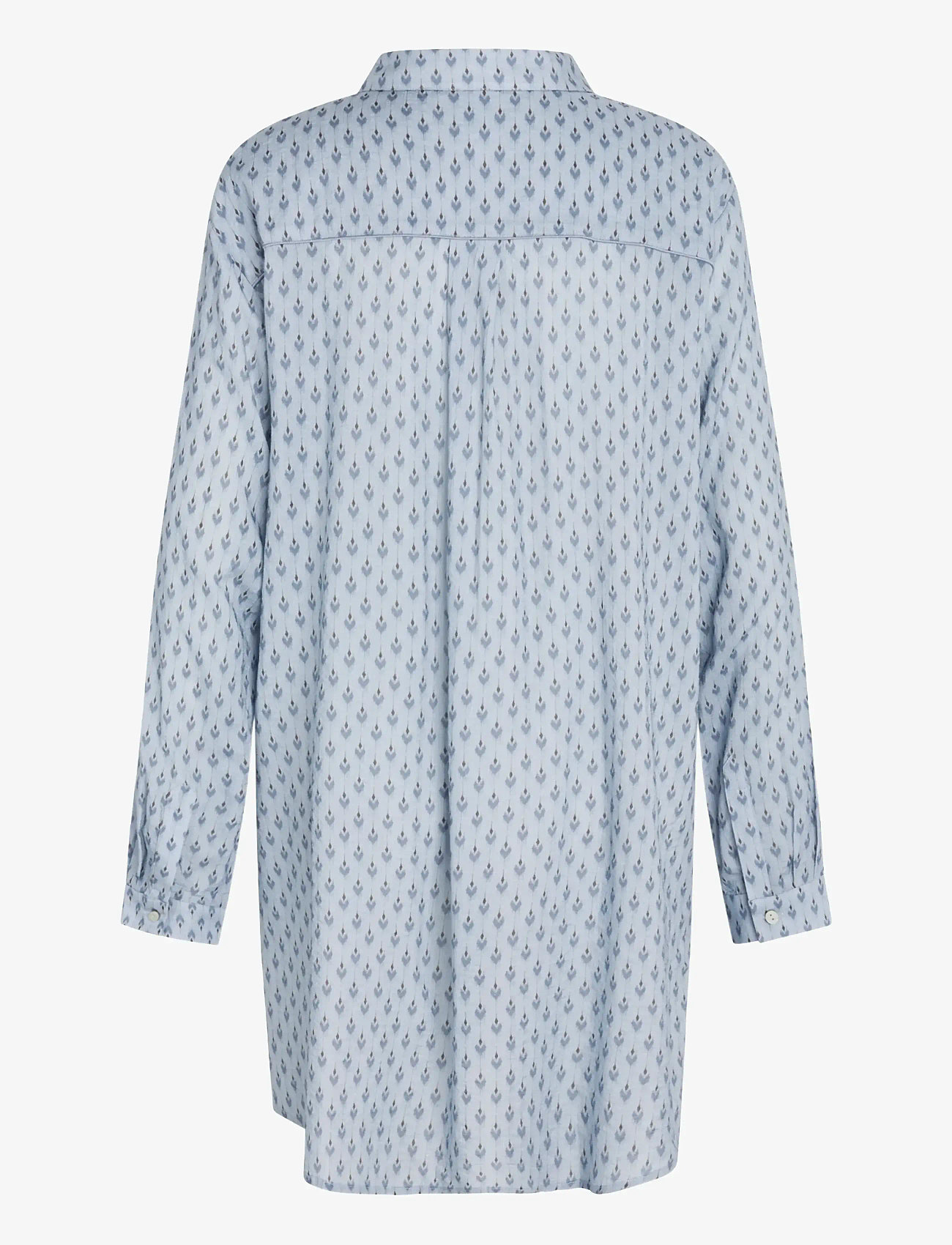 CCDK Copenhagen - Solvei Shirt - sünnipäevakingitused - celestian blue aop - 2