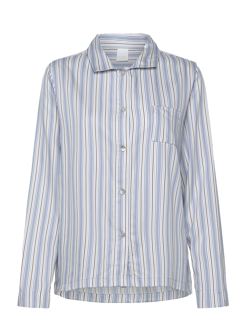 CCDK Copenhagen - Amalie Shirt - oberteile - faded denim stripe - 1