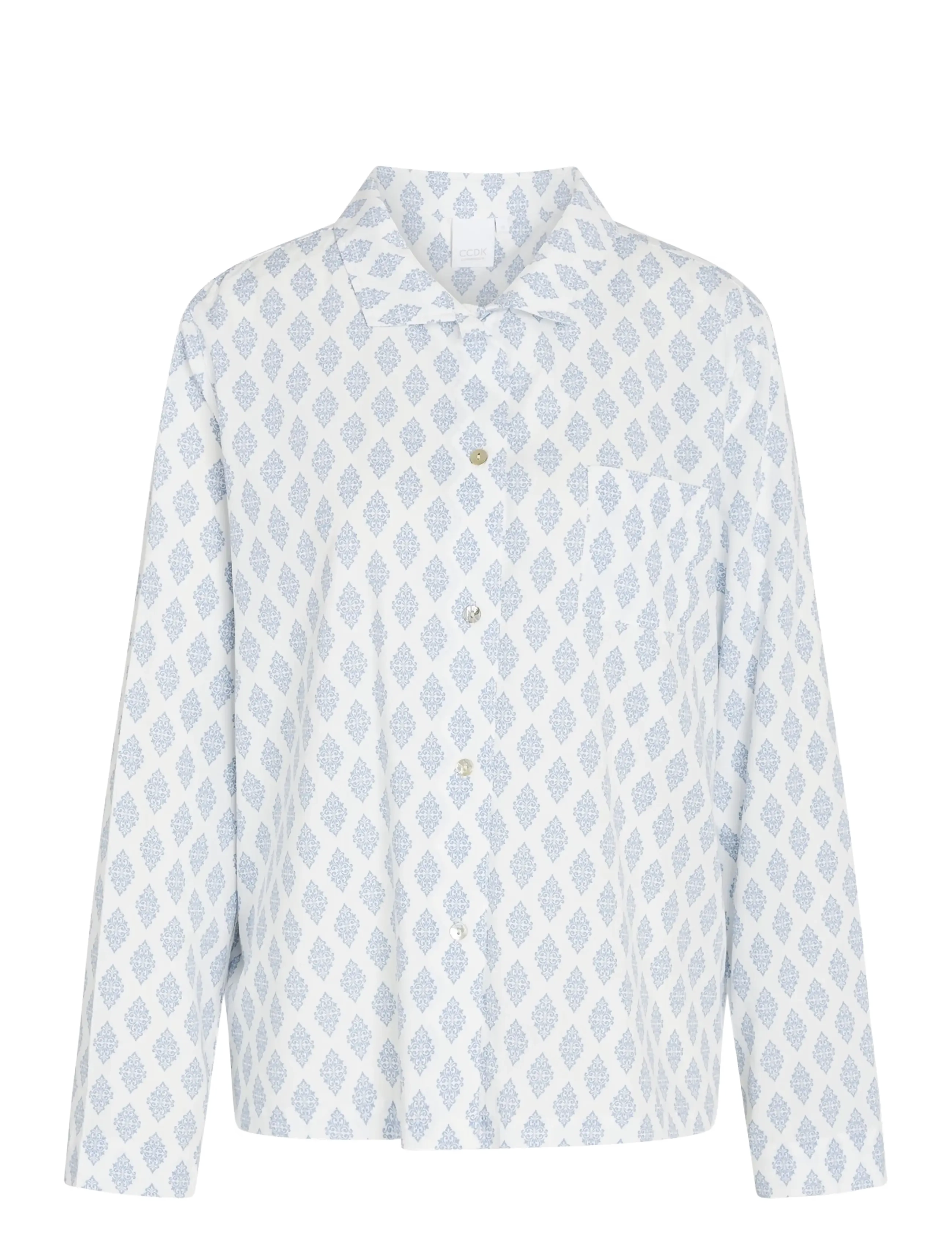 CCDK Copenhagen Amalie Shirt - CCDK Copenhagen - SNOW WHITE AOP / white