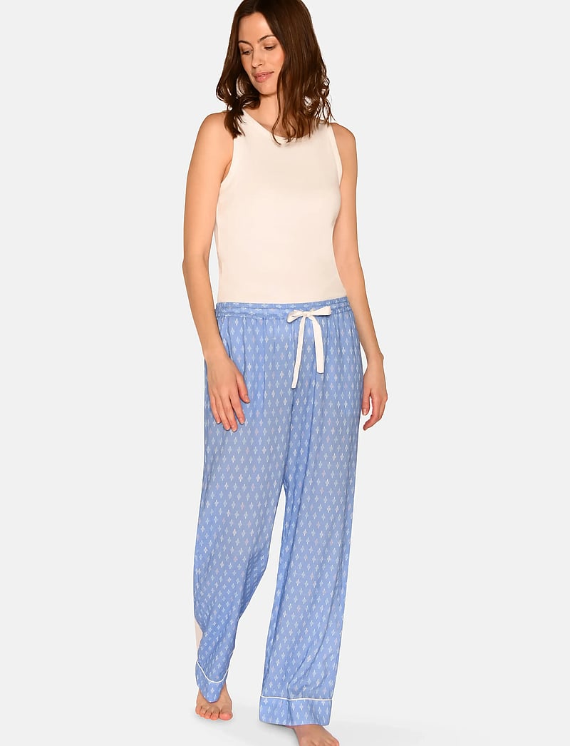 CCDK Copenhagen - Katrina Pants - pyjamahose - azurine aop - 4