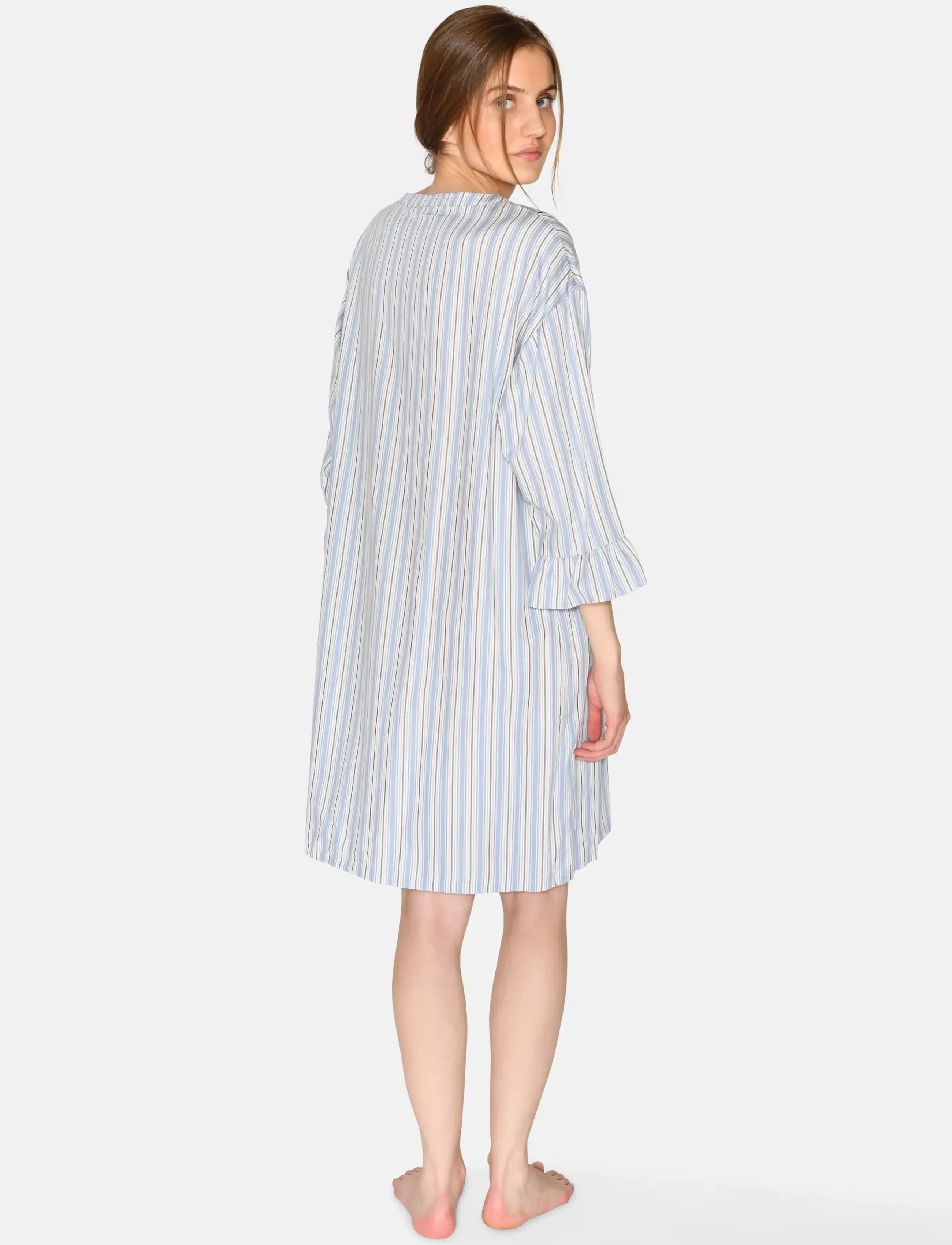 CCDK Copenhagen - Nora Dress - midi kjoler - faded denim stripe - 3