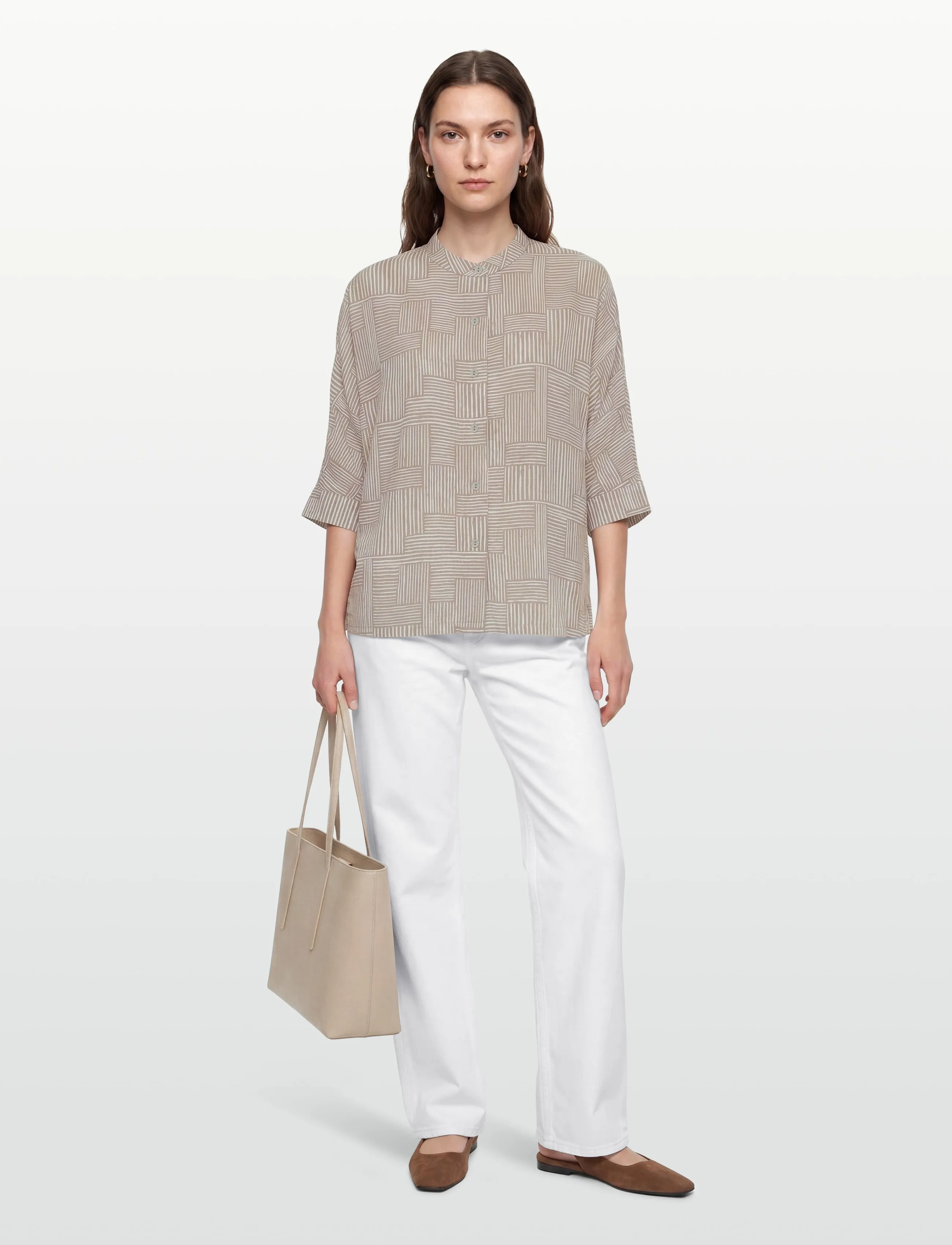 CCDK Copenhagen - Elsa Blouse - lühikeste varrukatega pluusid - string aop - 0