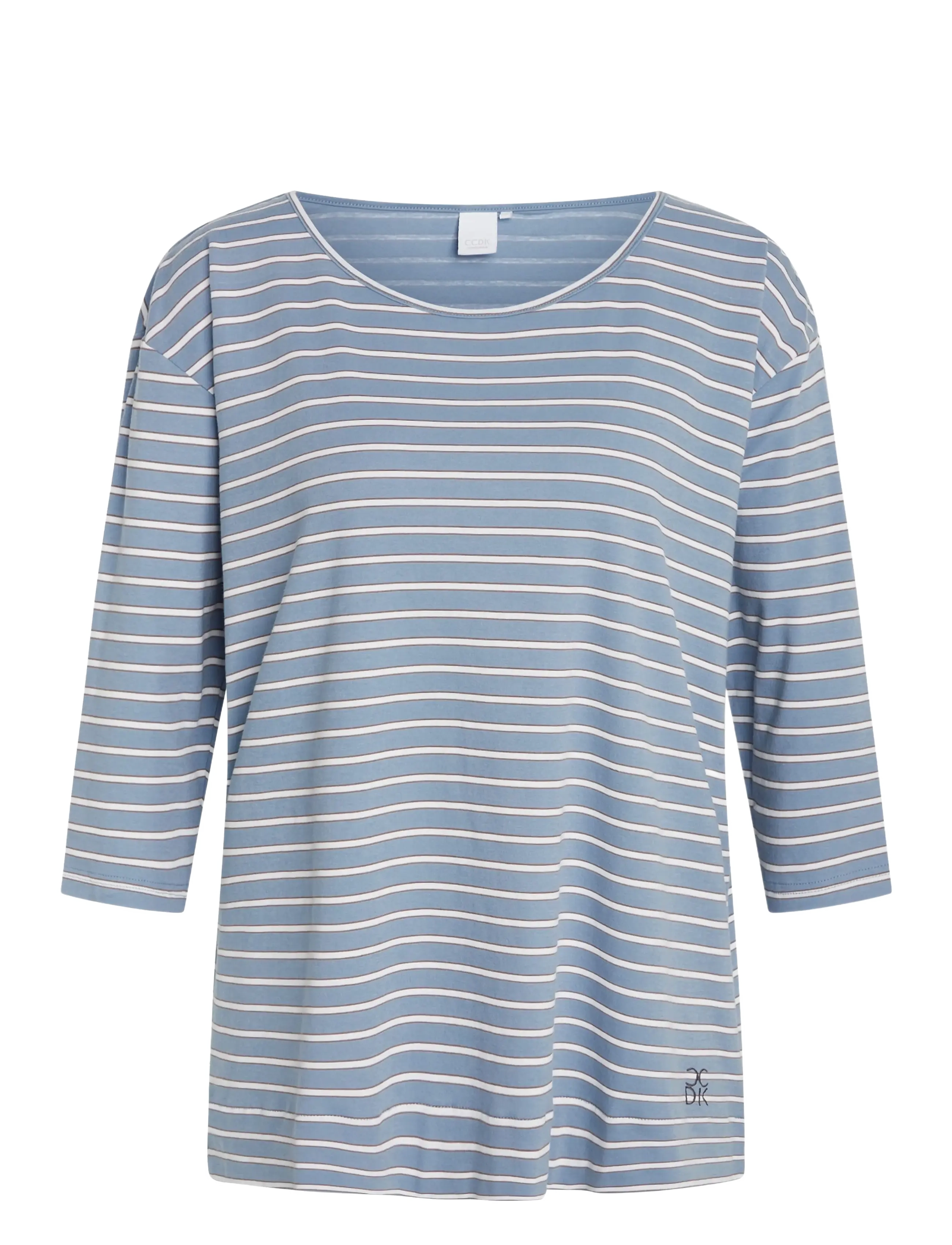 CCDK Copenhagen Janis T-shirt - Naktsveļa un mājas tērpi - FADED DENIM STRIPE / blue