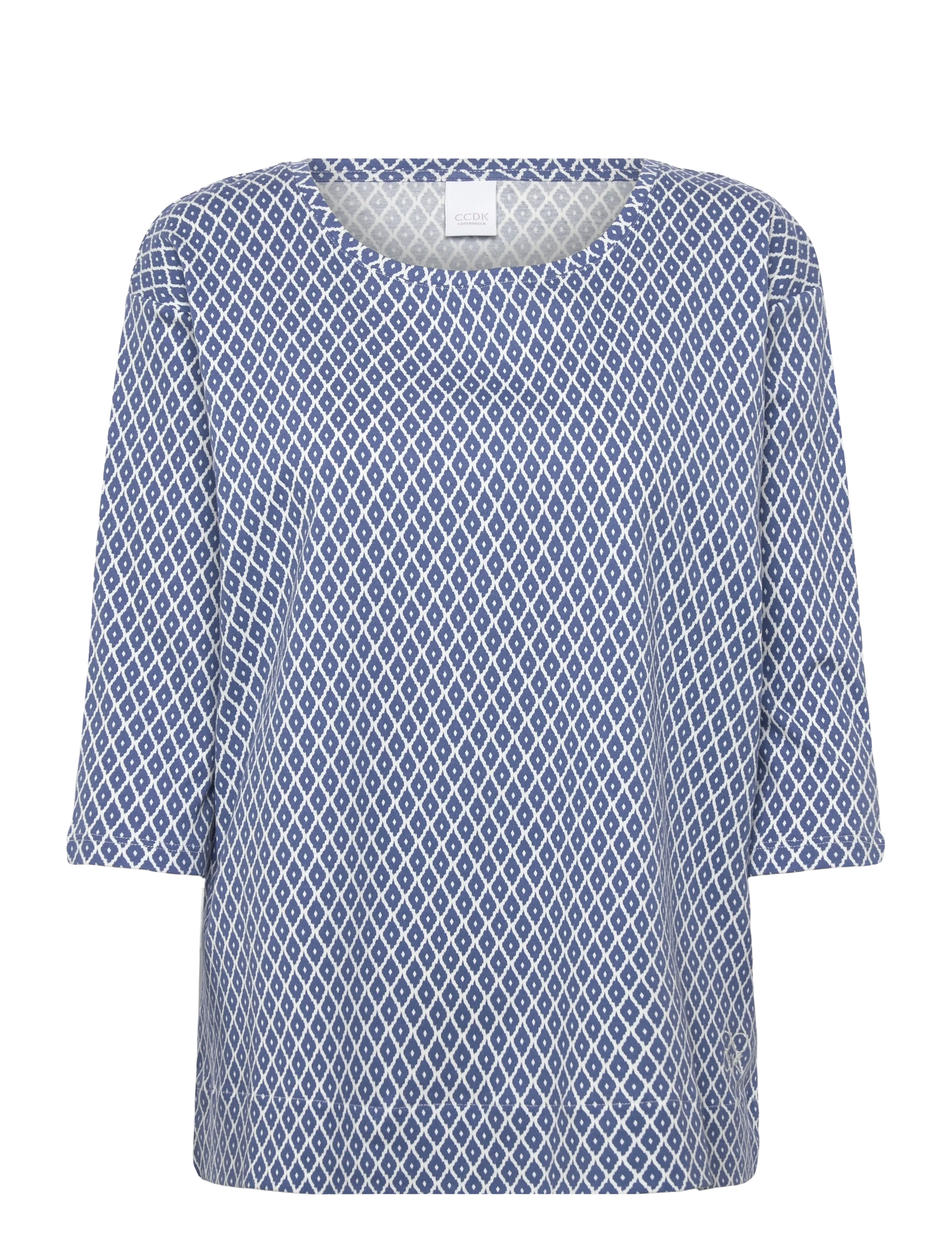 CCDK Copenhagen Janis T-shirt - Undertøj - RIVERSIDE AOP / blue