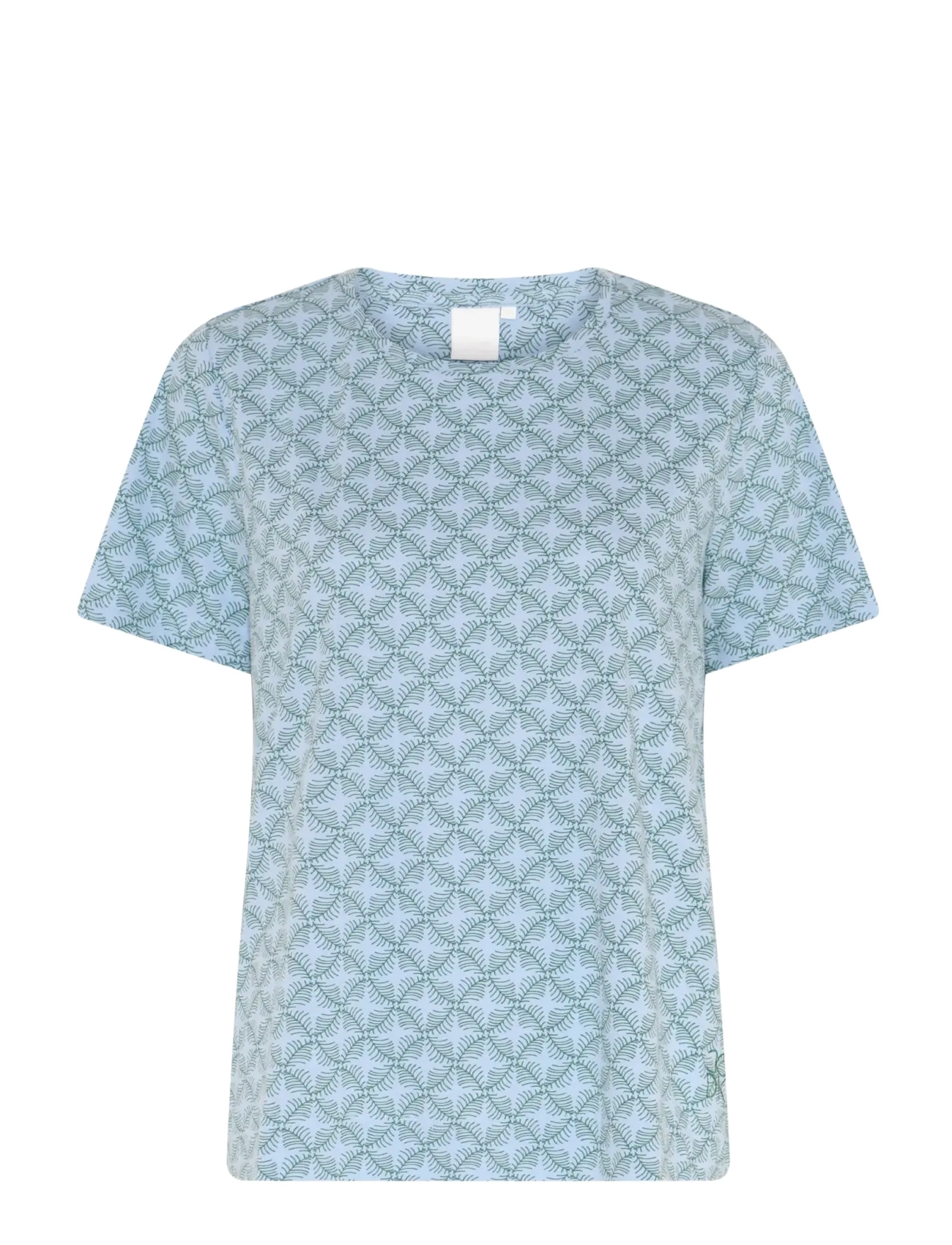 CCDK Copenhagen - Janis shortsleeved T-shirt - kentucky blue aop - 1