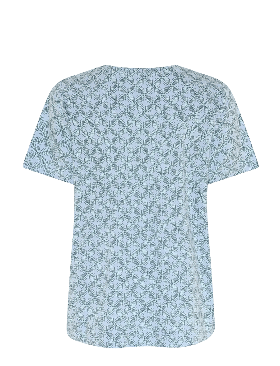 CCDK Copenhagen - Janis shortsleeved T-shirt - oberteile - kentucky blue aop - 2