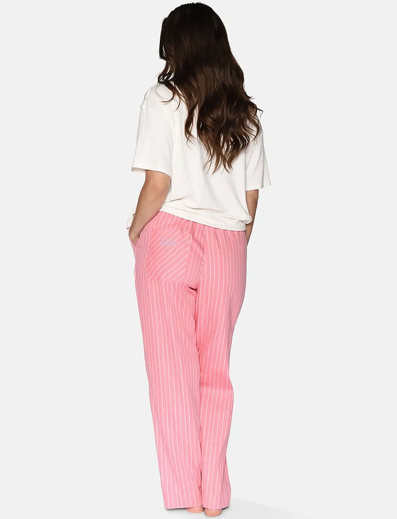 CCDK Copenhagen - Mila Pants - pyjama pants - geranium pink stripe - 3