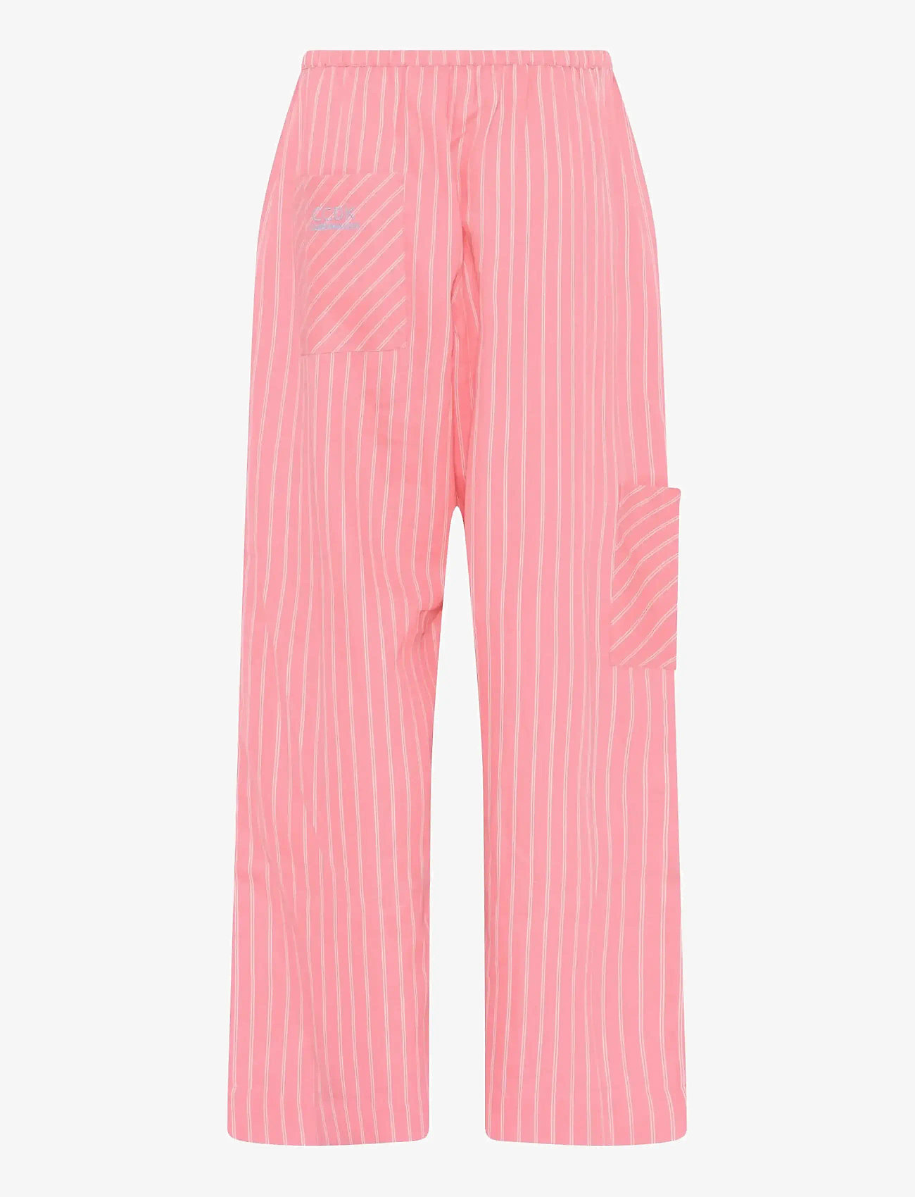 CCDK Copenhagen - Mila Pants - damen - geranium pink stripe - 1