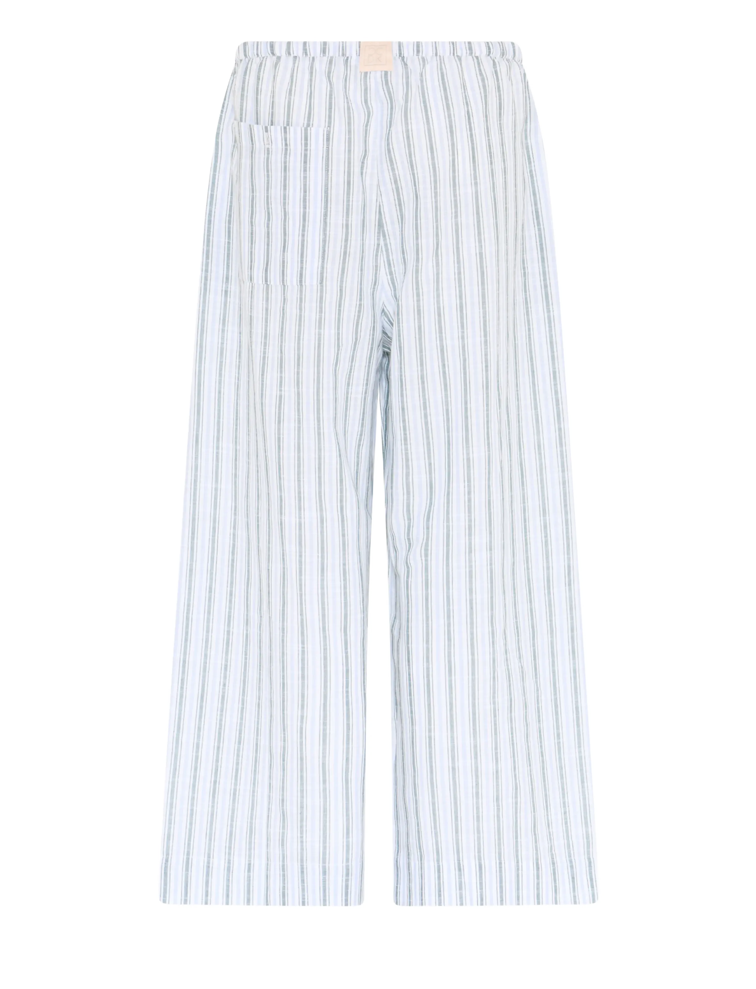 CCDK Copenhagen - Mila Cropped Pants - sagebrush green stripe - 2