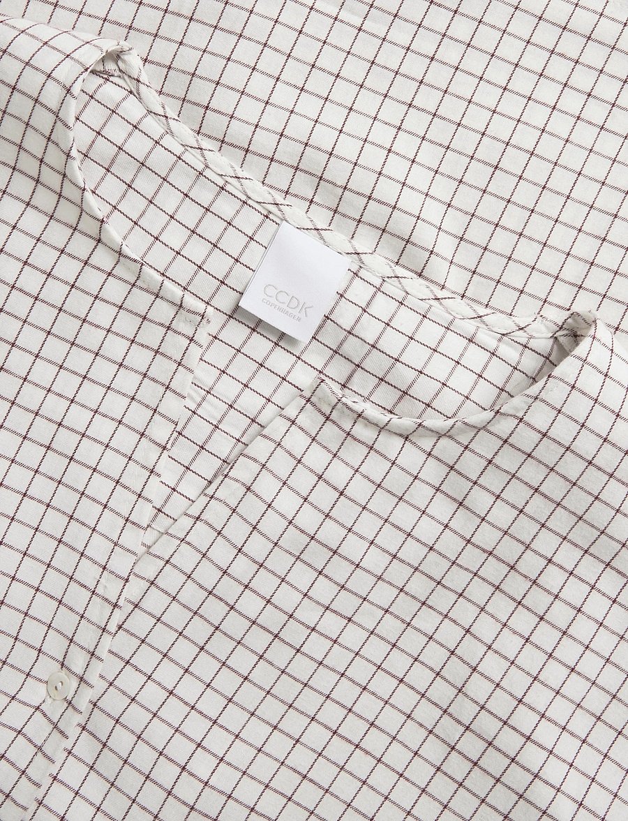 CCDK Copenhagen - Marion Check Set - pyjamas - whisper white check - 3