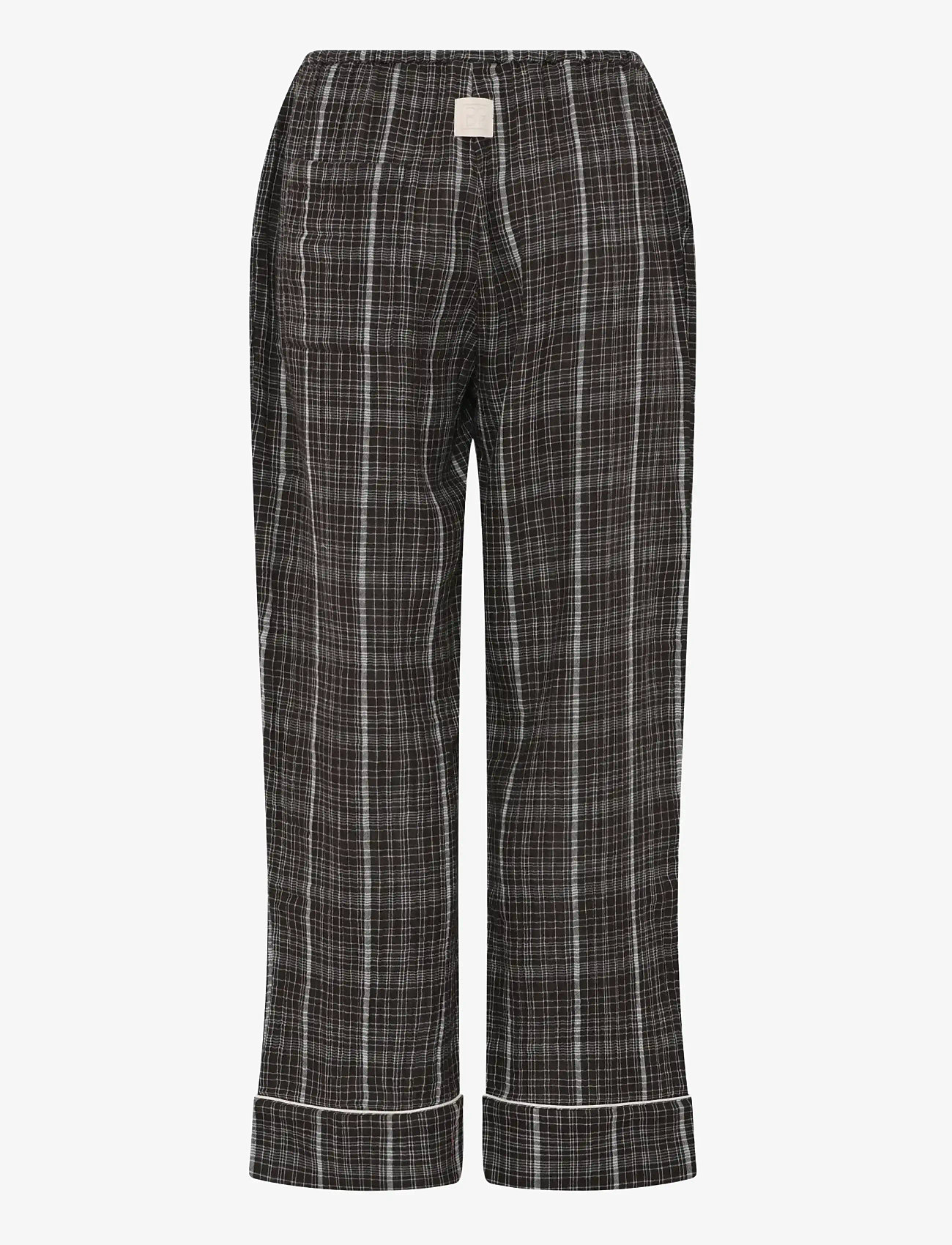 CCDK Copenhagen - Mila Pants - püksid - seal brown check - 2