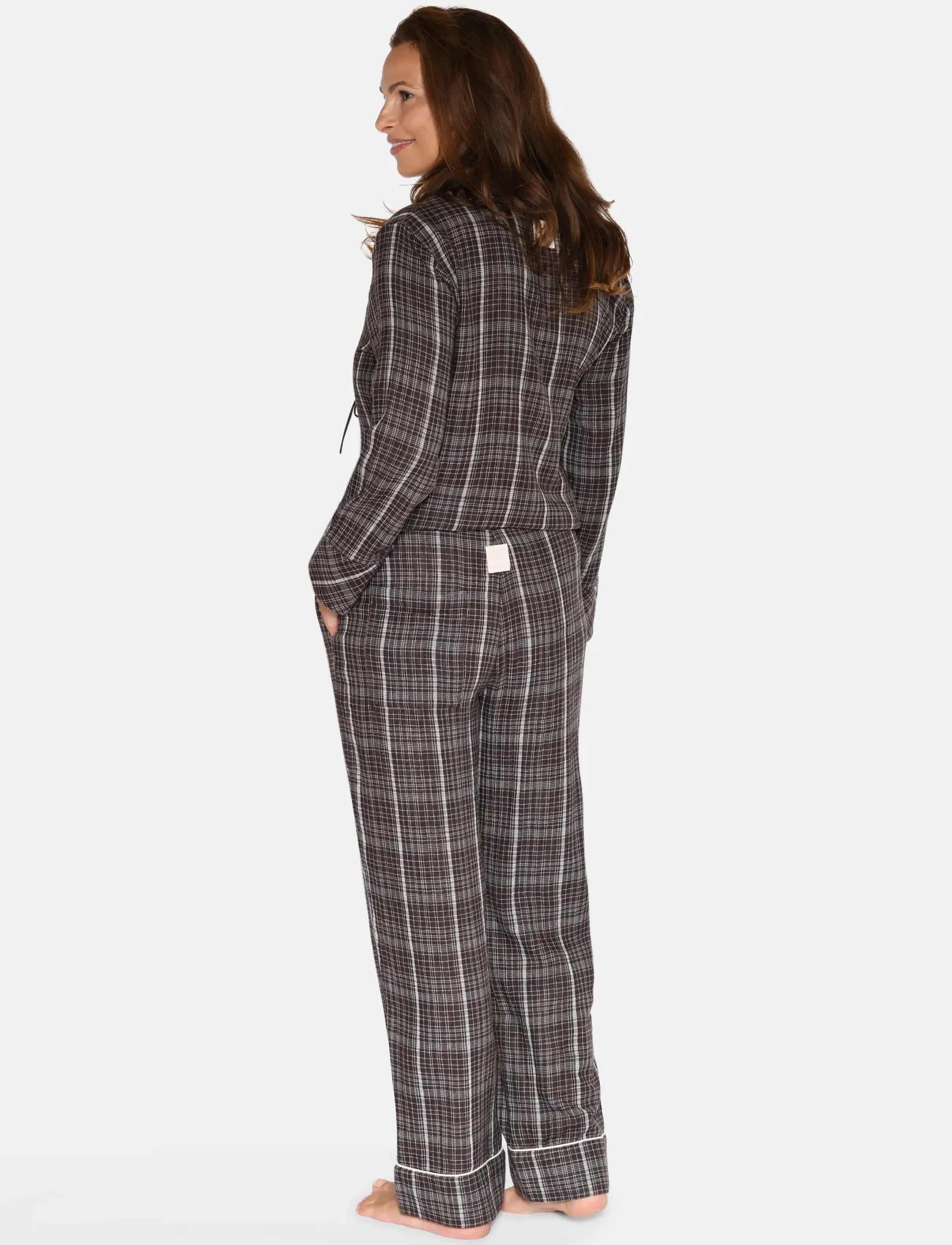 CCDK Copenhagen - Mila Pants - kvinner - seal brown check - 3