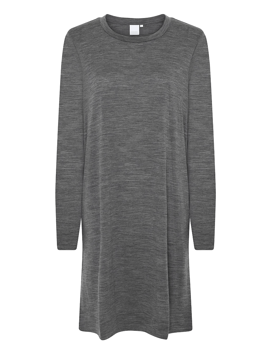 CCDK Copenhagen - Marcia longsleeved Dress - Öösärgid - dark grey melange - 1