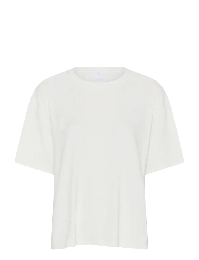 CCDK Copenhagen - Anna Shortsleeved T-shirt - alussärgid - snow white - 1