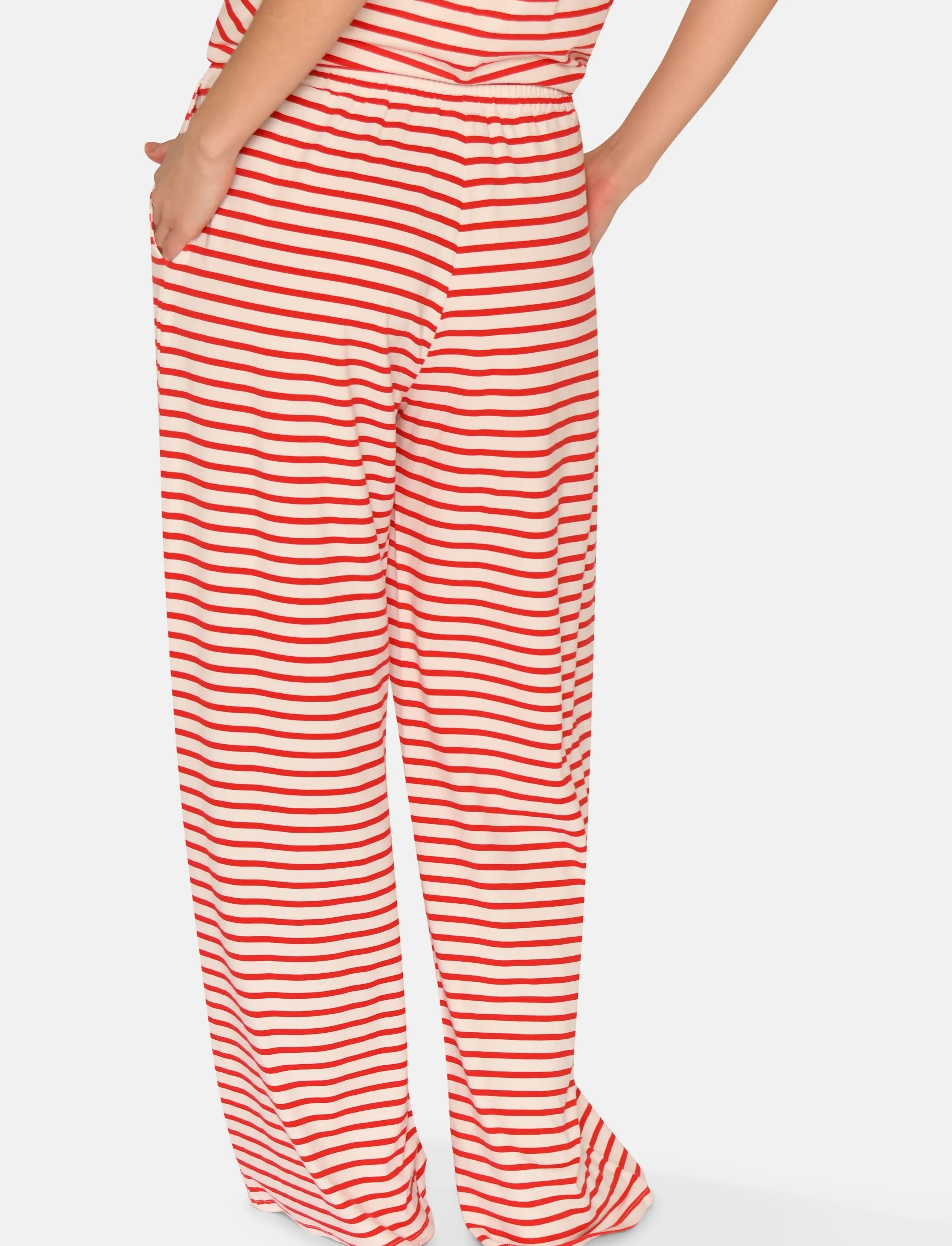 CCDK Copenhagen - Amy Loose Pants - kobiety - bittersweet stripe - 4