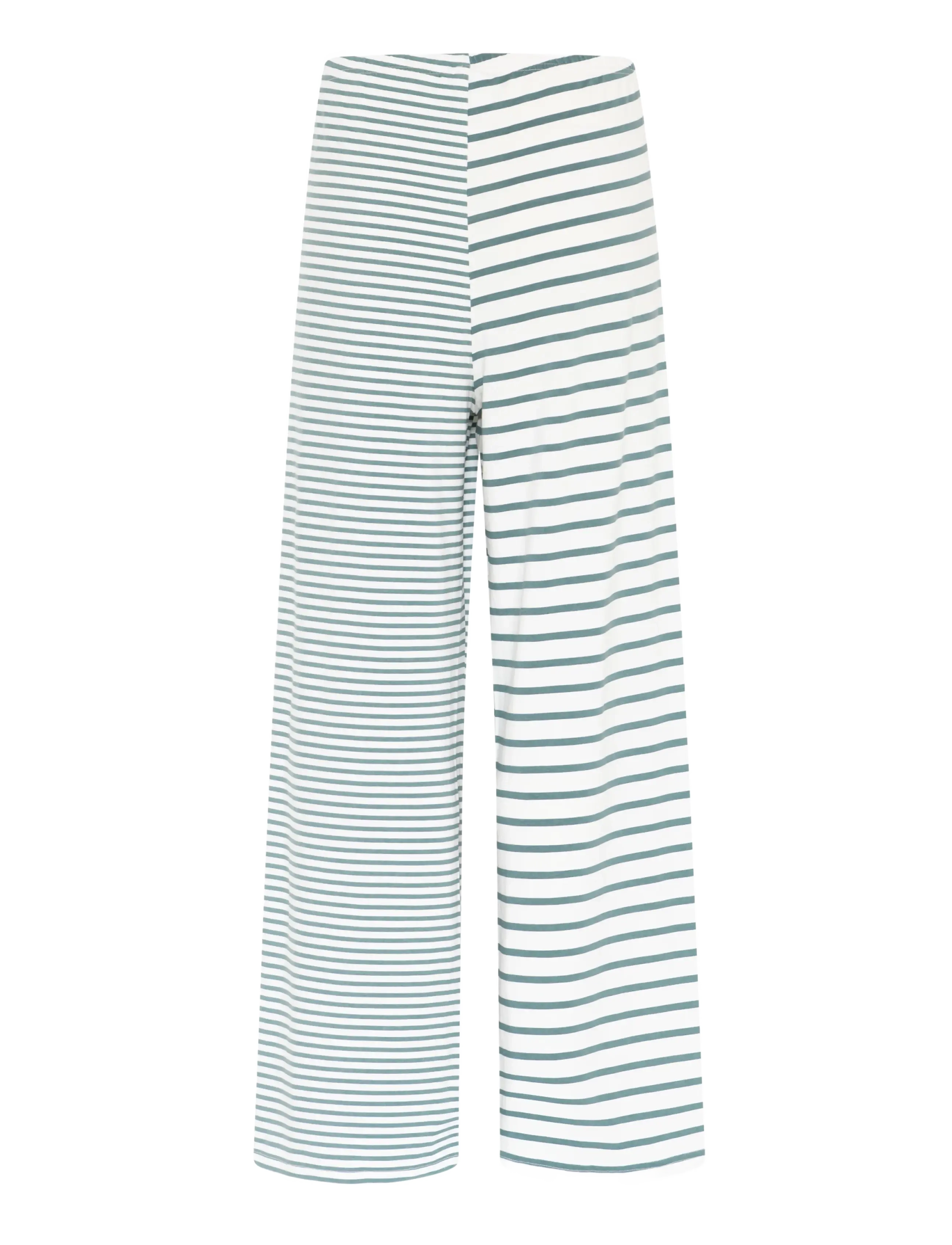 CCDK Copenhagen - Amy Loose Pants - sagebrush green stripe - 2