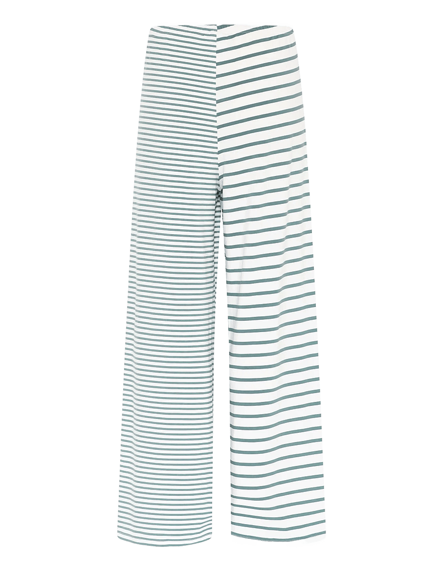 CCDK Copenhagen - Amy Loose Pants - pyjamasbyxor - sagebrush green stripe - 2
