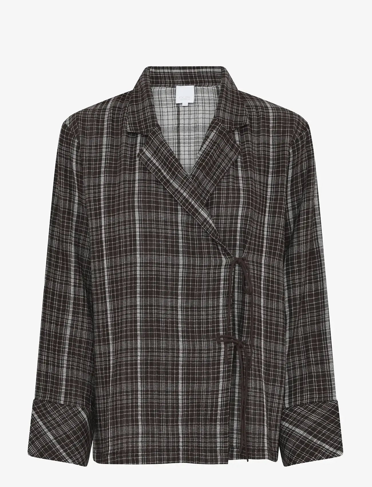 CCDK Copenhagen - Nanny Blouse - Överdelar - seal brown check - 1