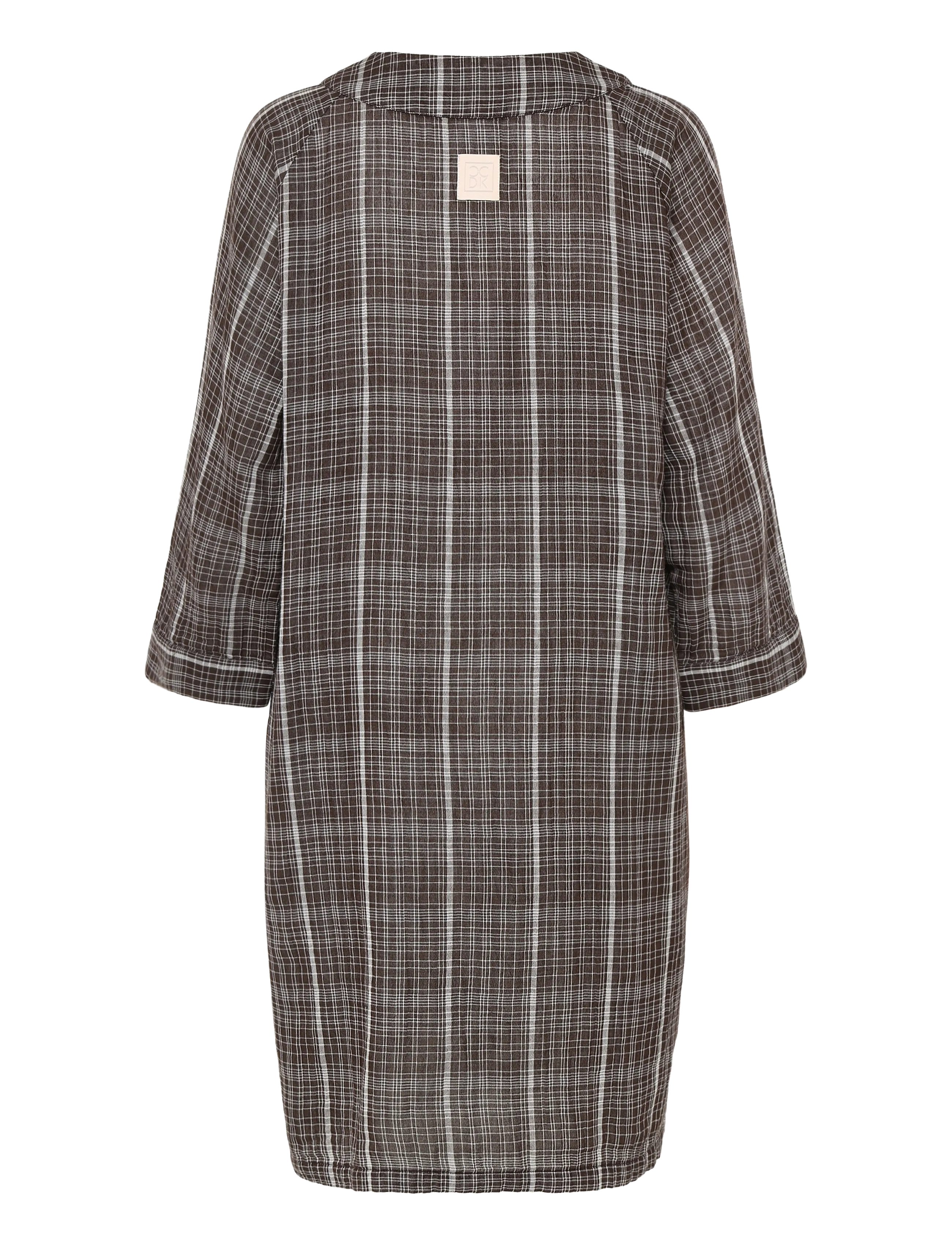 CCDK Copenhagen - Elly Tunic - korta klänningar - seal brown check - 2