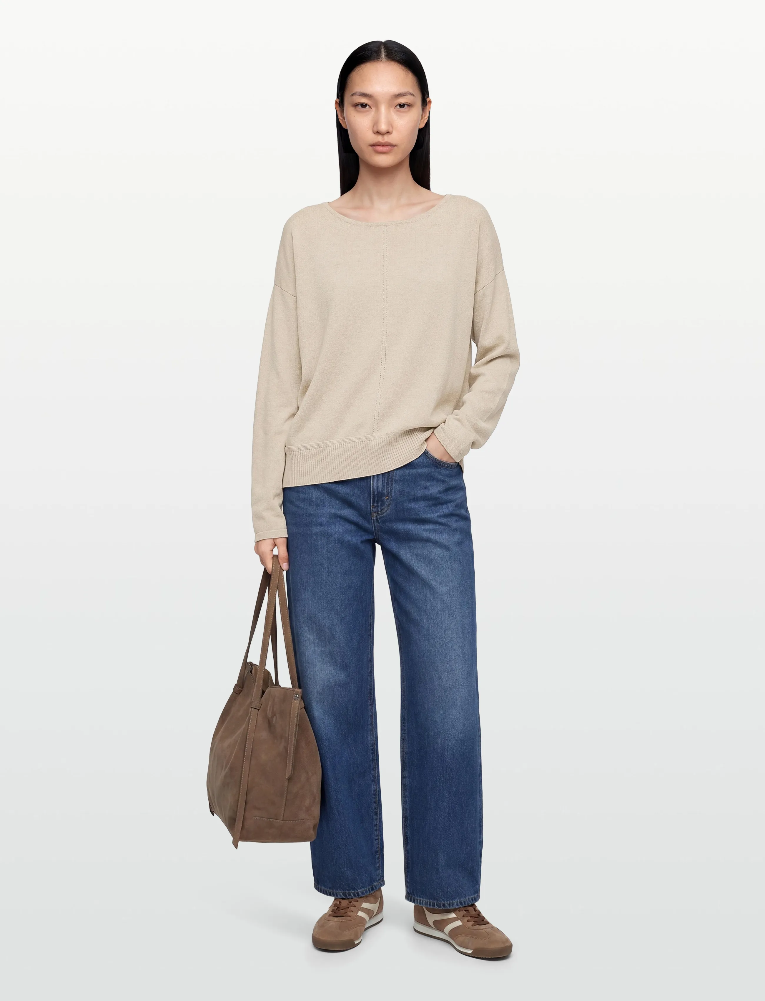 CCDK Copenhagen - Carmen Pullover - sweaters - sand melange - 0