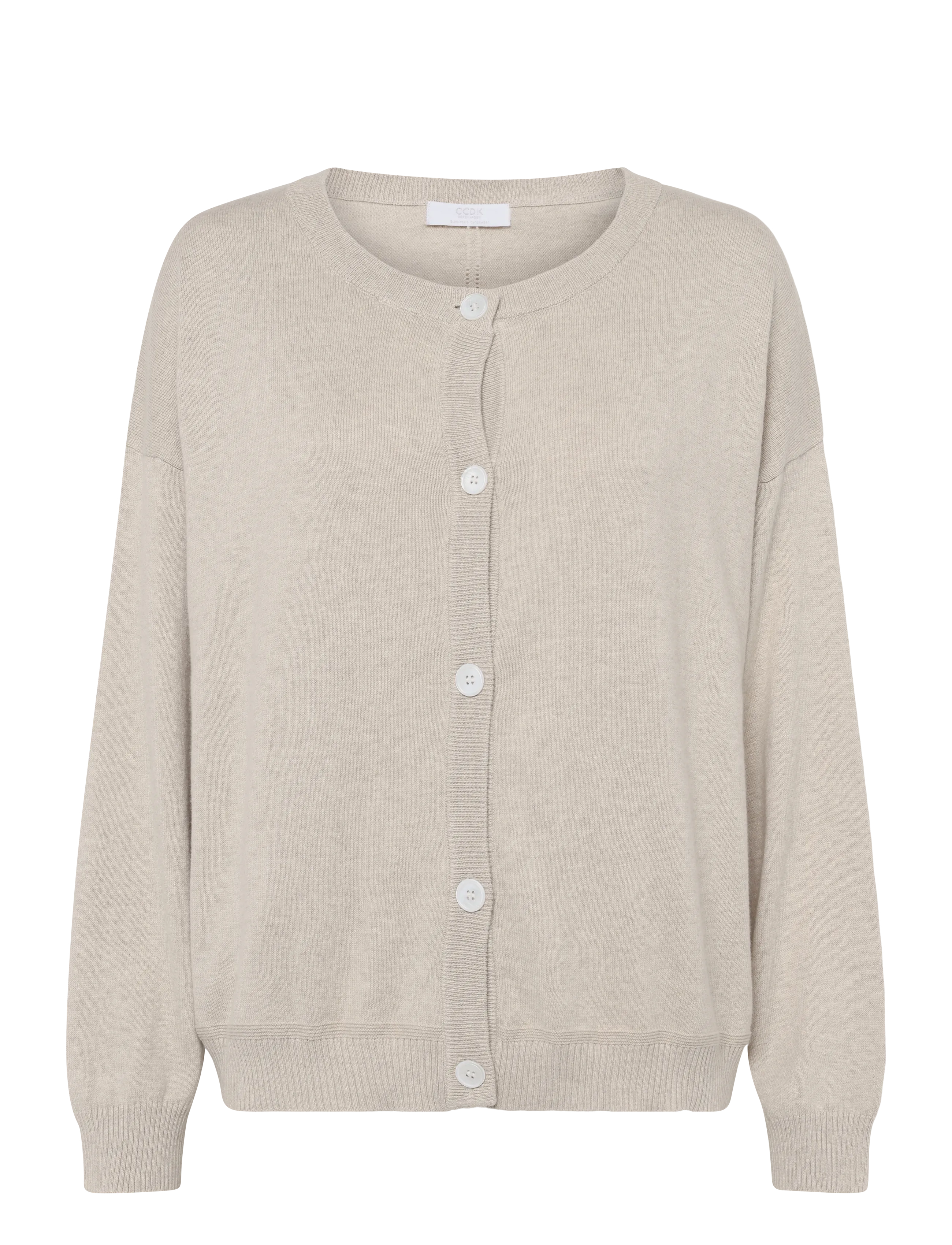 CCDK Copenhagen Carmelia Cardigan - Strik - SAND MELANGE / beige