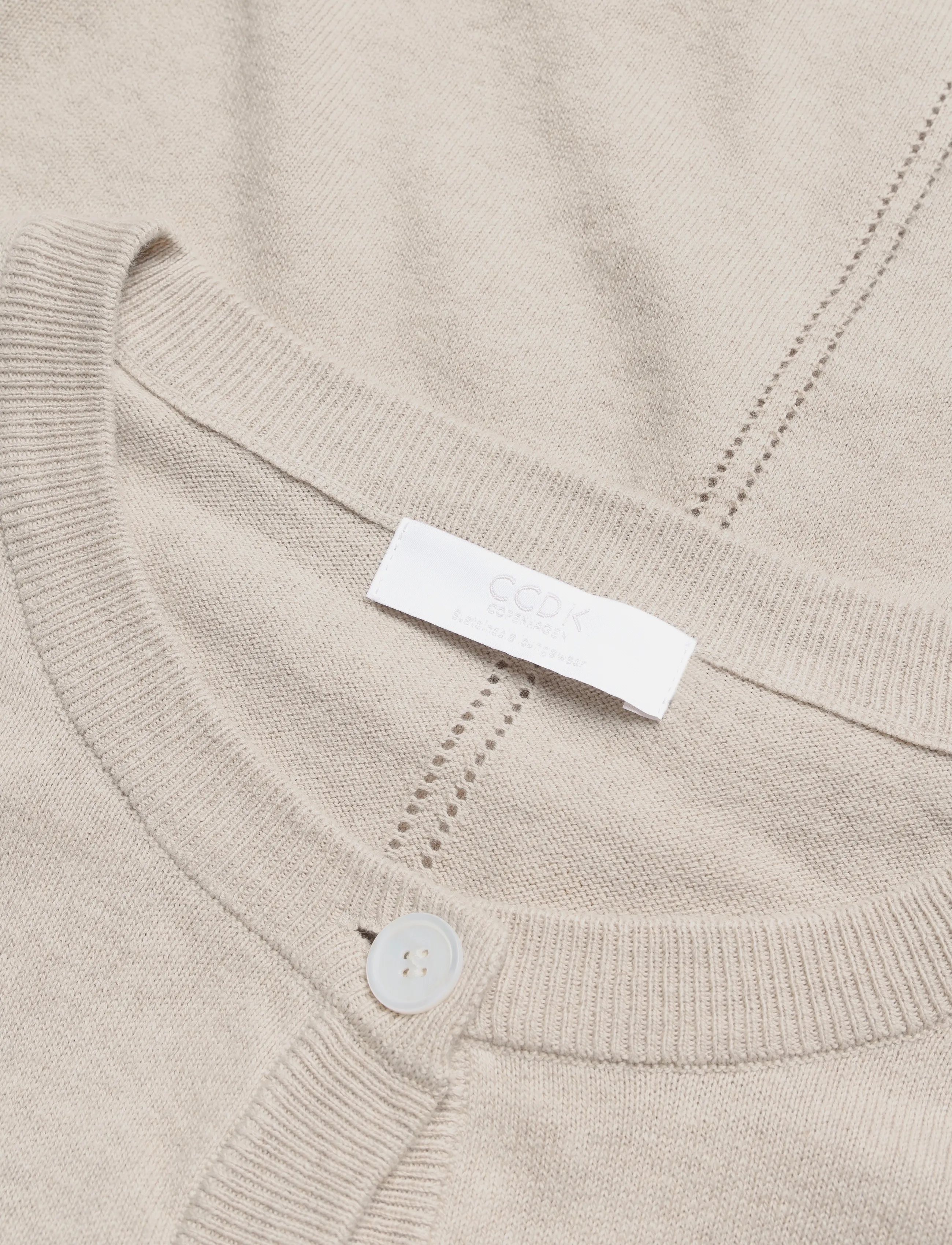 CCDK Copenhagen - Carmelia Cardigan - sand melange - 5