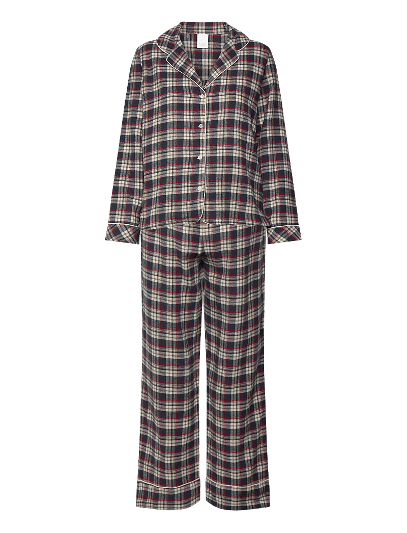 CCDK Copenhagen - Christmas Y/D Check Set - pyjamas - parisian night - 1