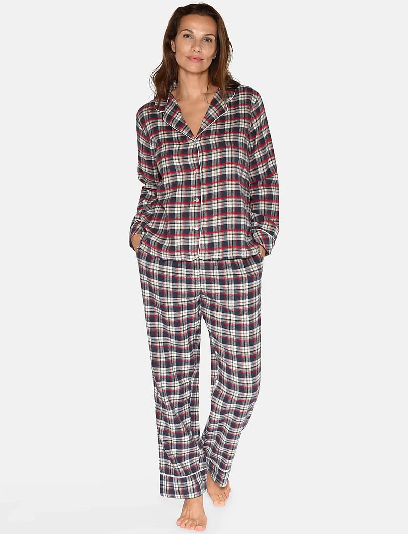 CCDK Copenhagen - Christmas Y/D Check Set - pyjamas - parisian night - 0
