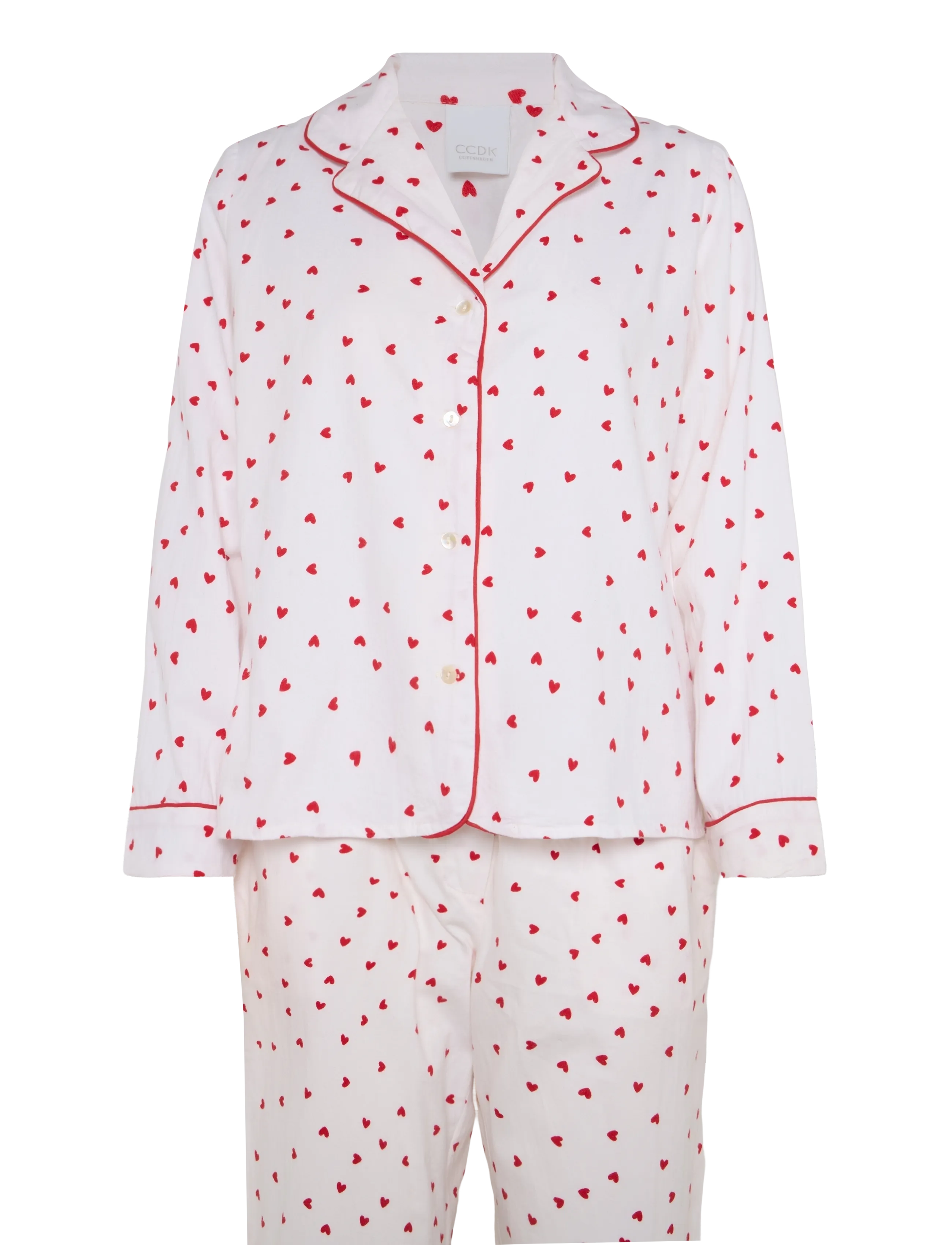 CCDK Copenhagen Helga AOP Set - Pyjamas - SNOW WHITE / white