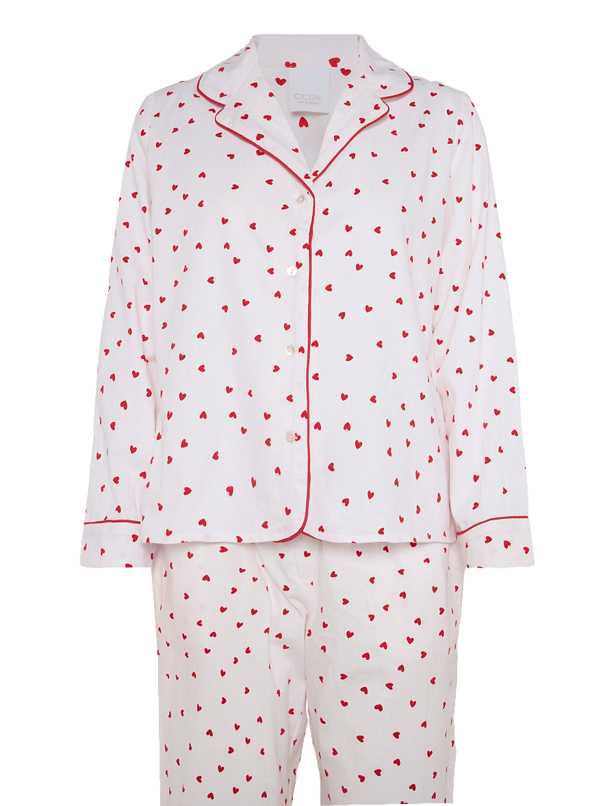 CCDK Copenhagen - Helga AOP Set - pyjamas - snow white - 0