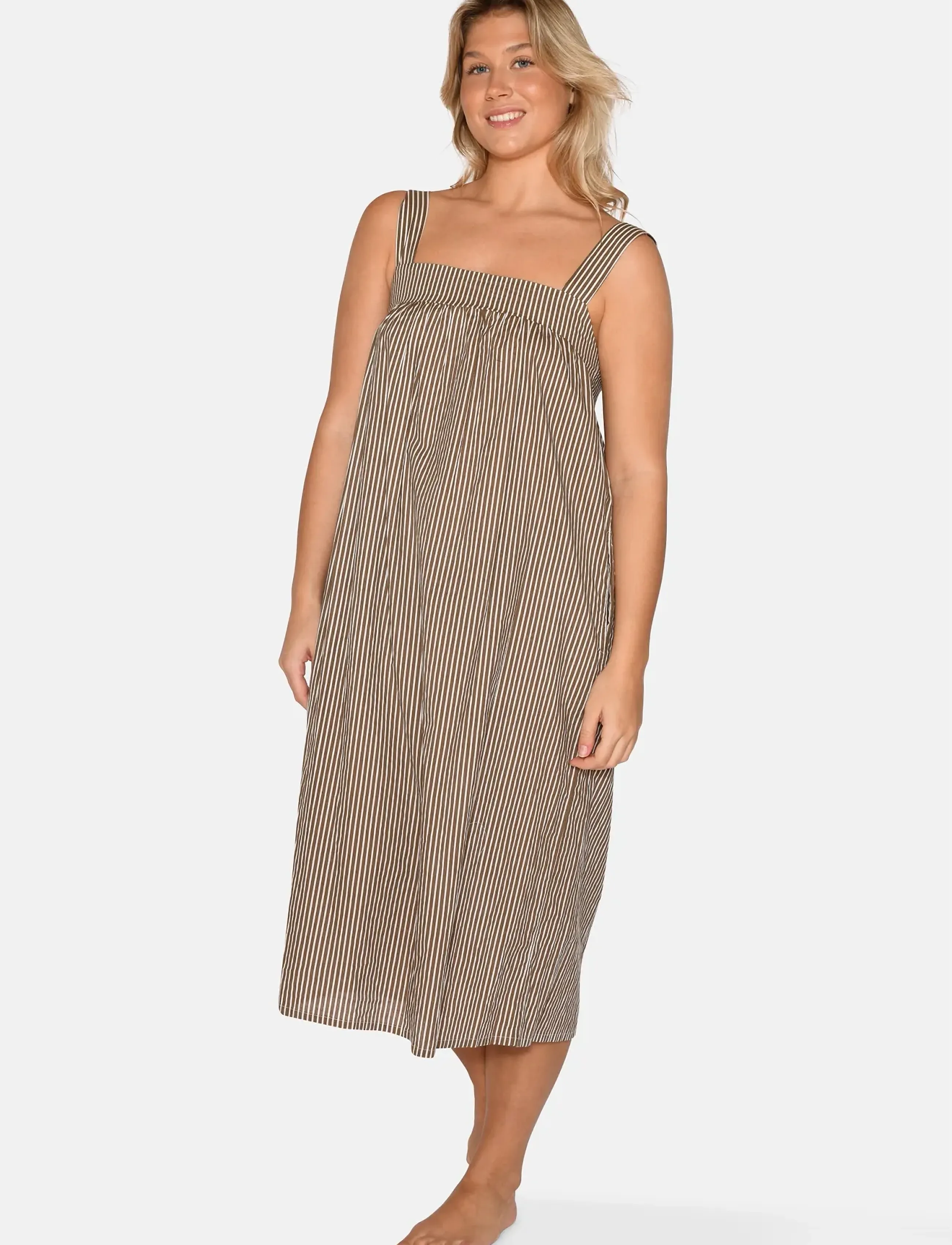 CCDK Copenhagen Sandy Dress, S, Brown, Kjoler > Knælange Og Midi, Dame