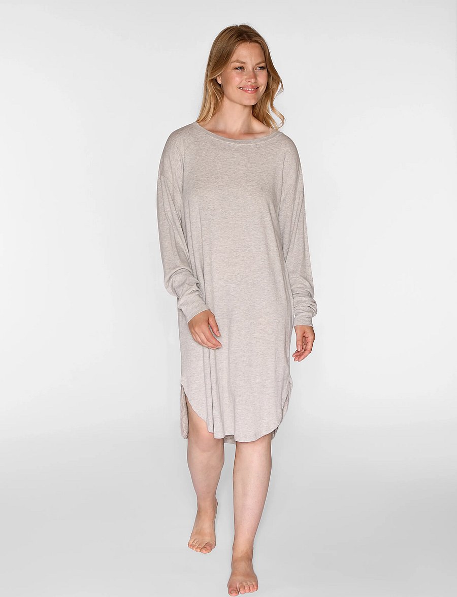 CCDK Copenhagen - Susse longsleeved Dress - nattlinnen - cement melange - 0