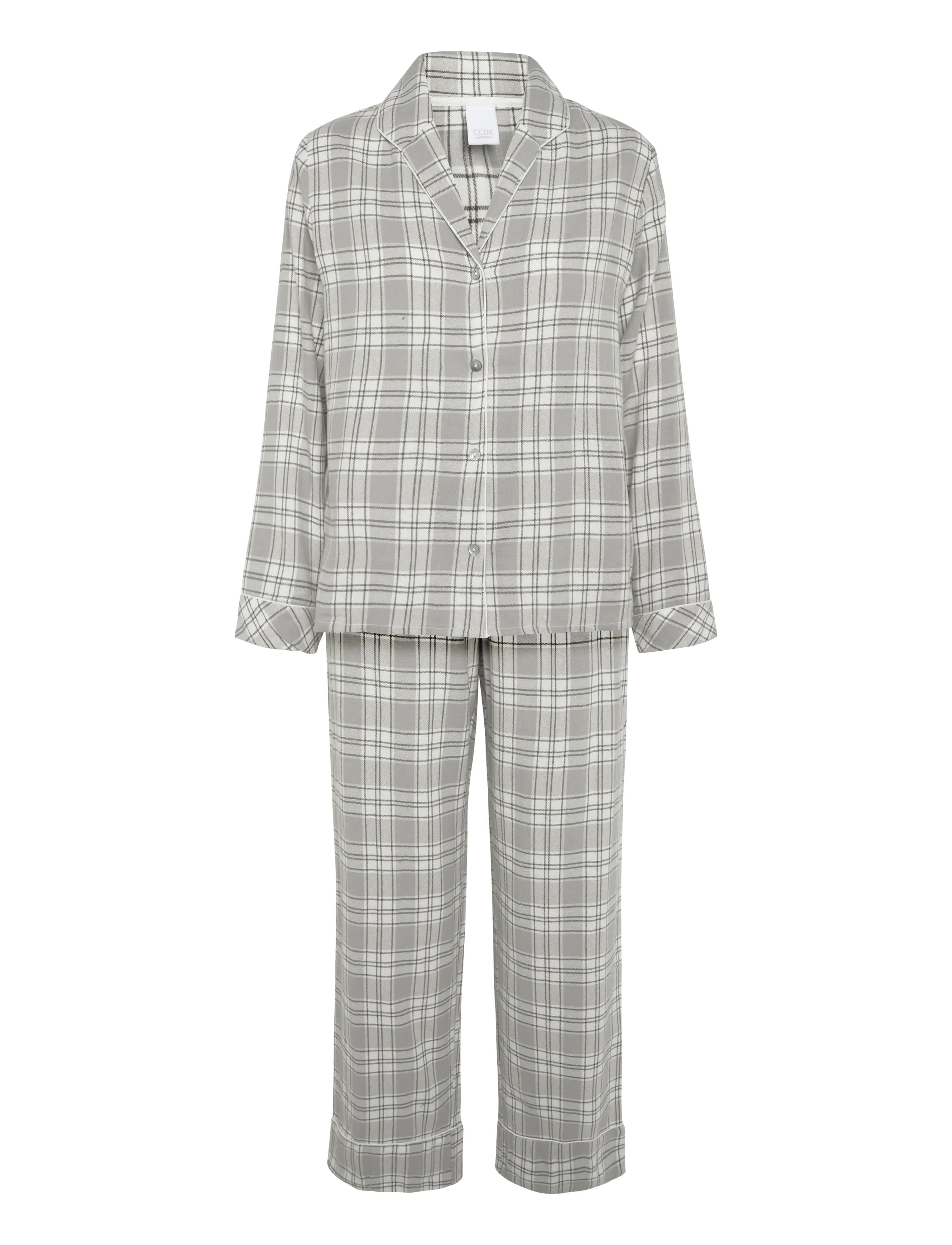 GREY MELANGE CHECK