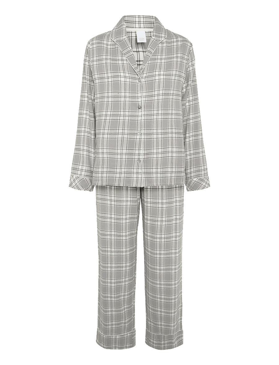 CCDK Copenhagen - Helga Check Set - langärmlige hemden - grey melange check - 0