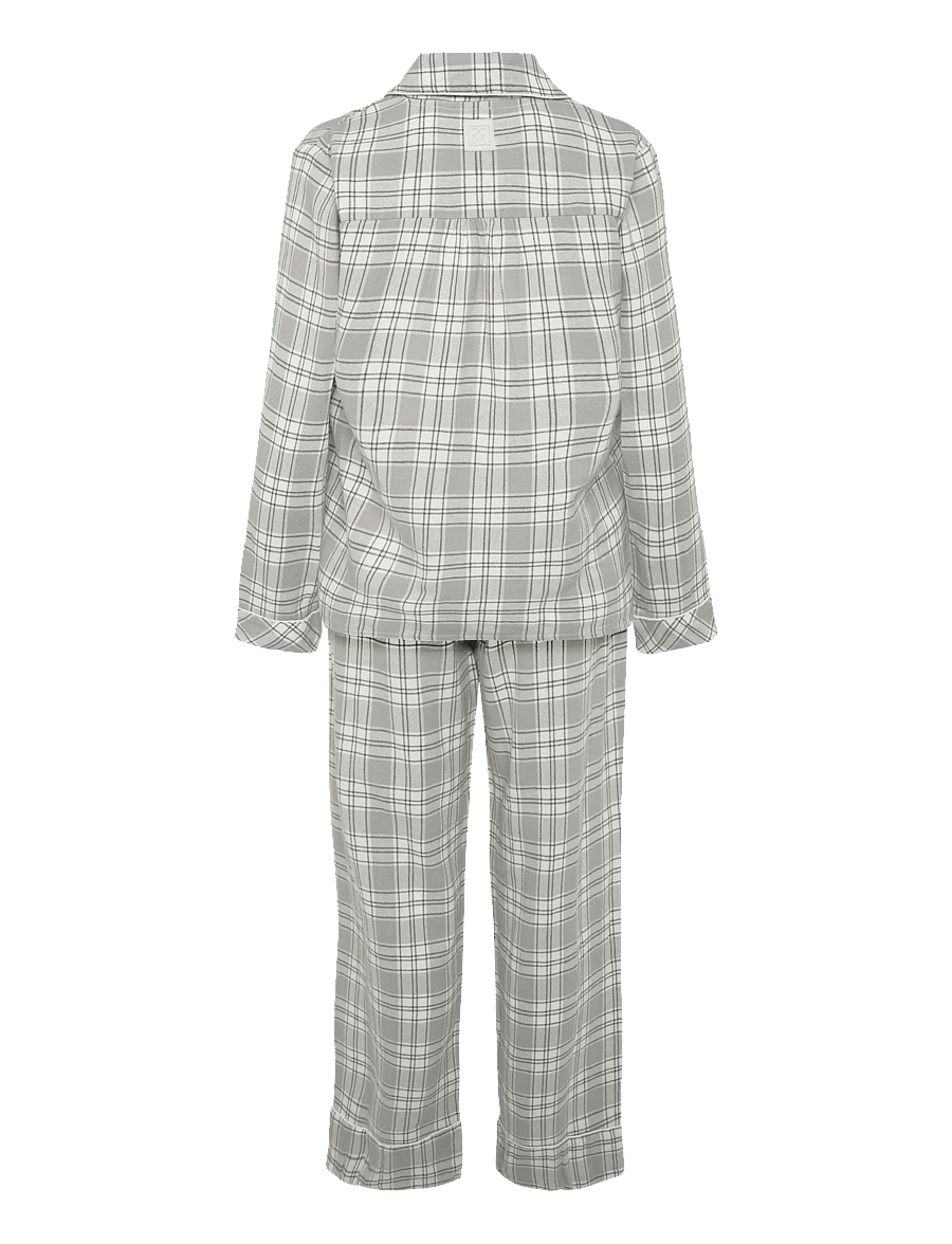 CCDK Copenhagen - Helga Check Set - langärmlige hemden - grey melange check - 1