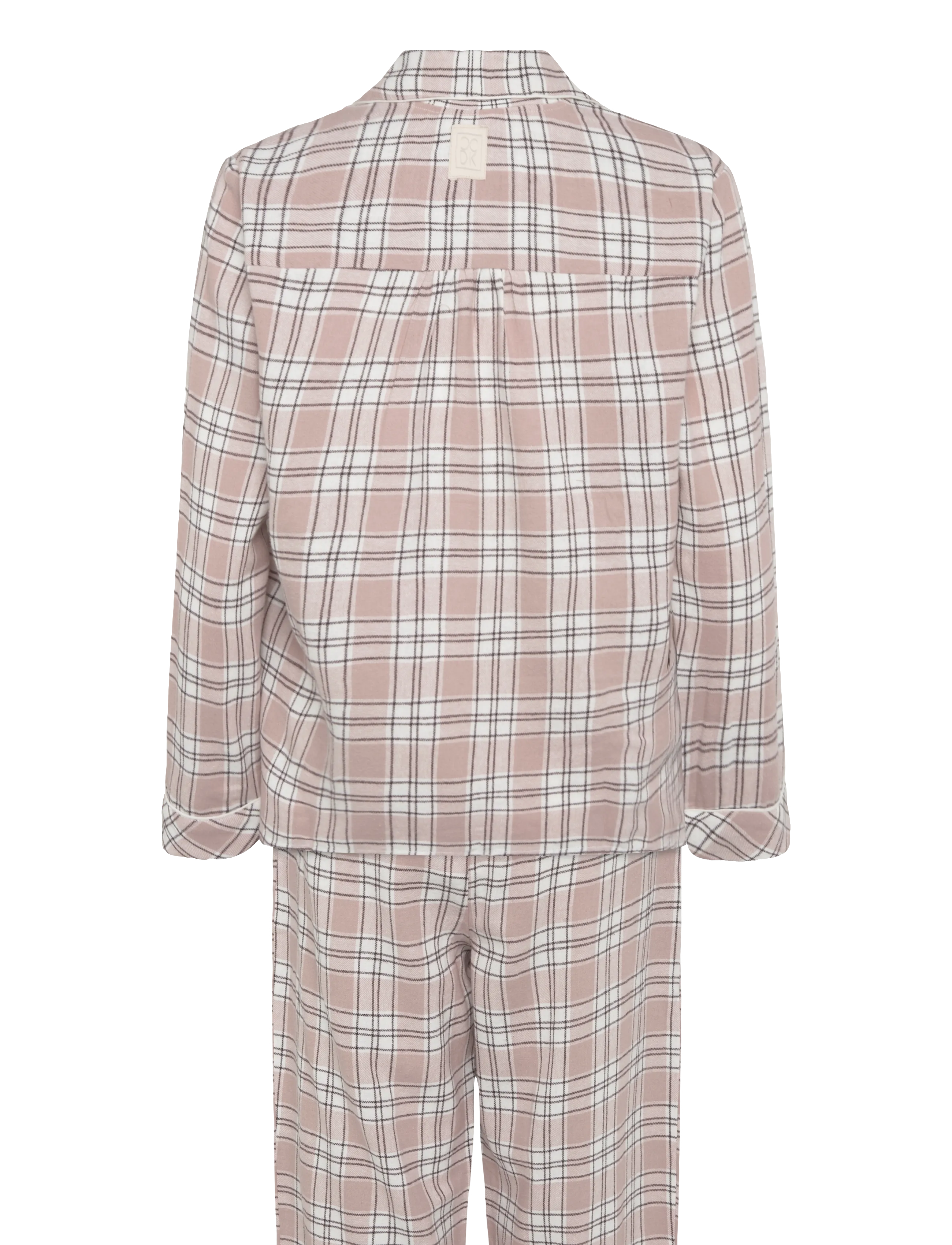 CCDK Copenhagen - Helga Check Set - long-sleeved shirts - violet ice check - 1