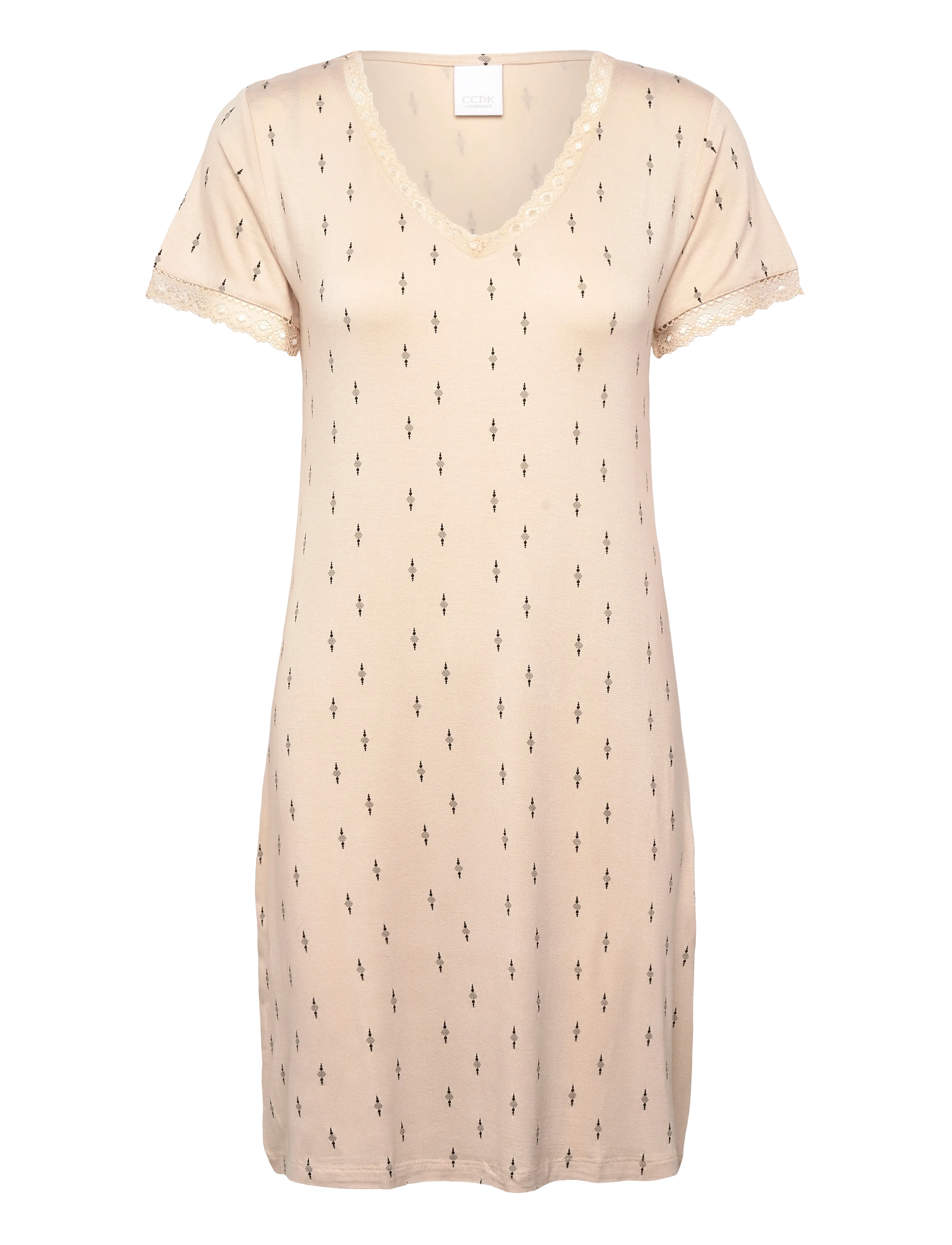CCDK Copenhagen Jacqueline shortsleeved Dress - Plus Size & Curvy - PINK TINT / pink/rose