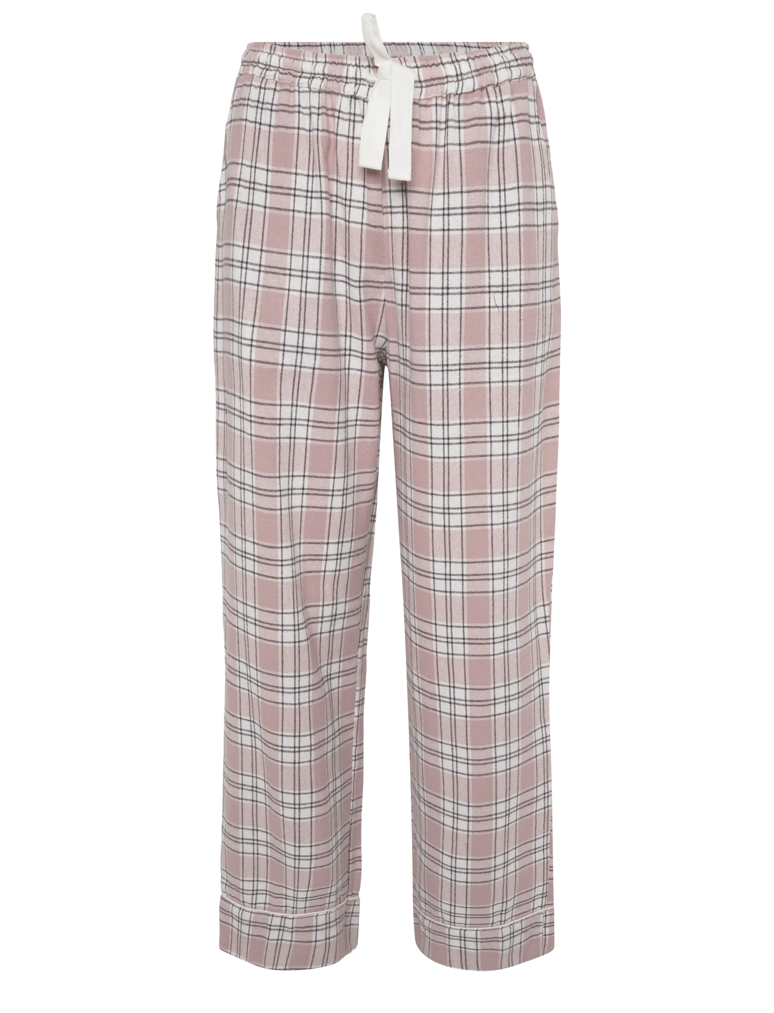 CCDK Copenhagen Nicola Check Pants - Undertøj - VIOLET ICE CHECK / pink/rose